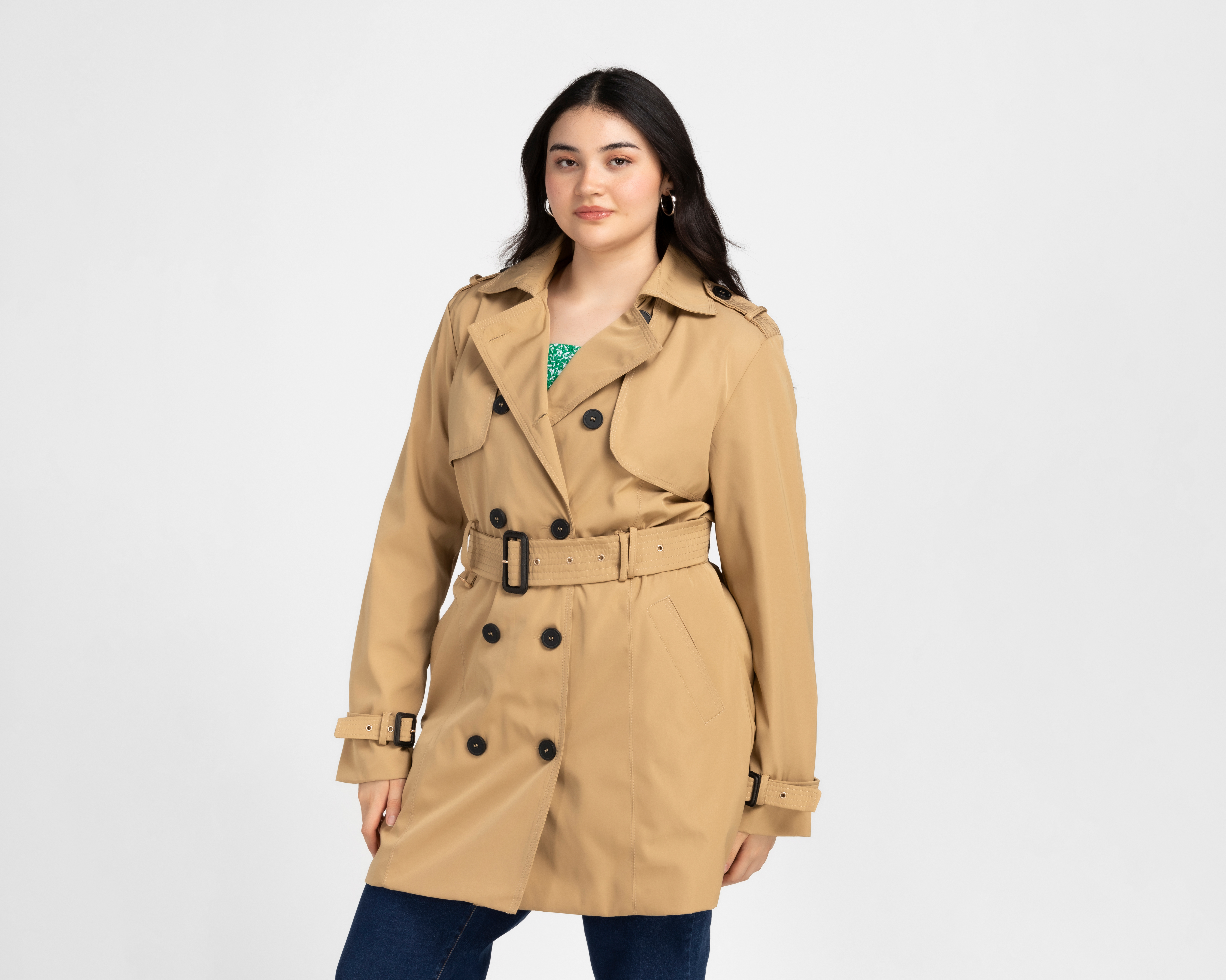 Foto 4 | Foto 4 | Gabardina con Botones Sahara para Mujer