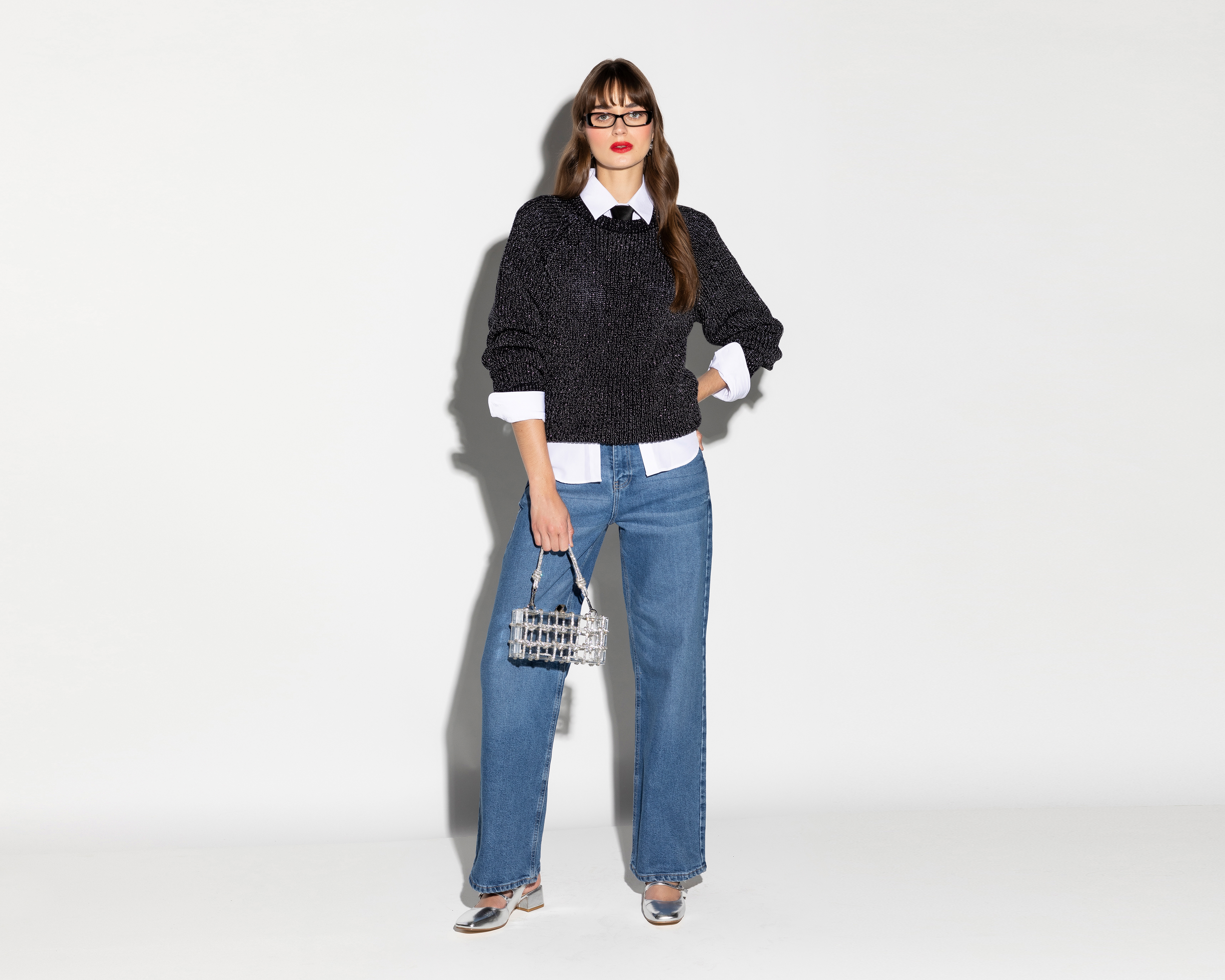 Suéter Negro Thinner para Mujer