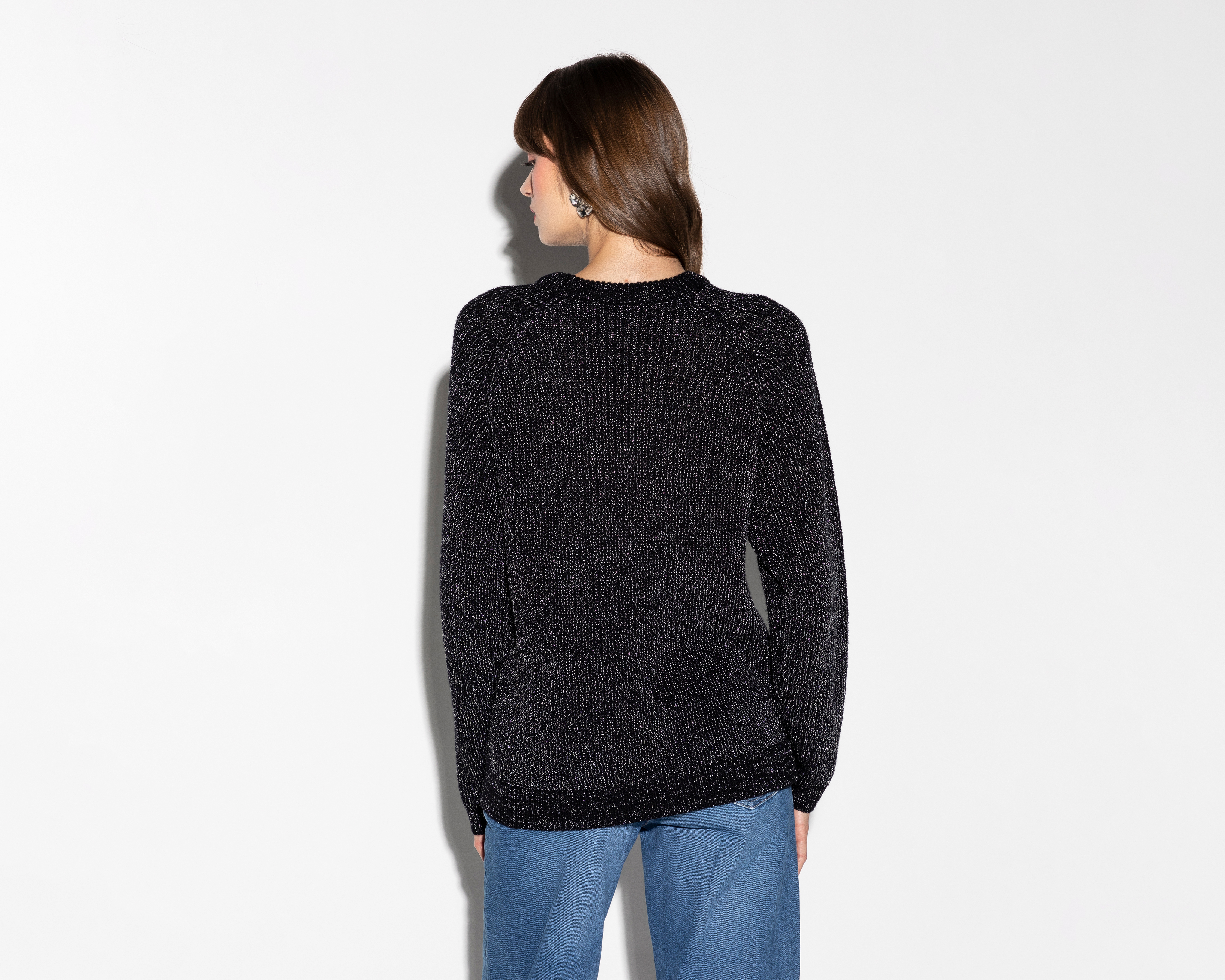Foto 3 | Foto 3 | Suéter Negro Thinner para Mujer