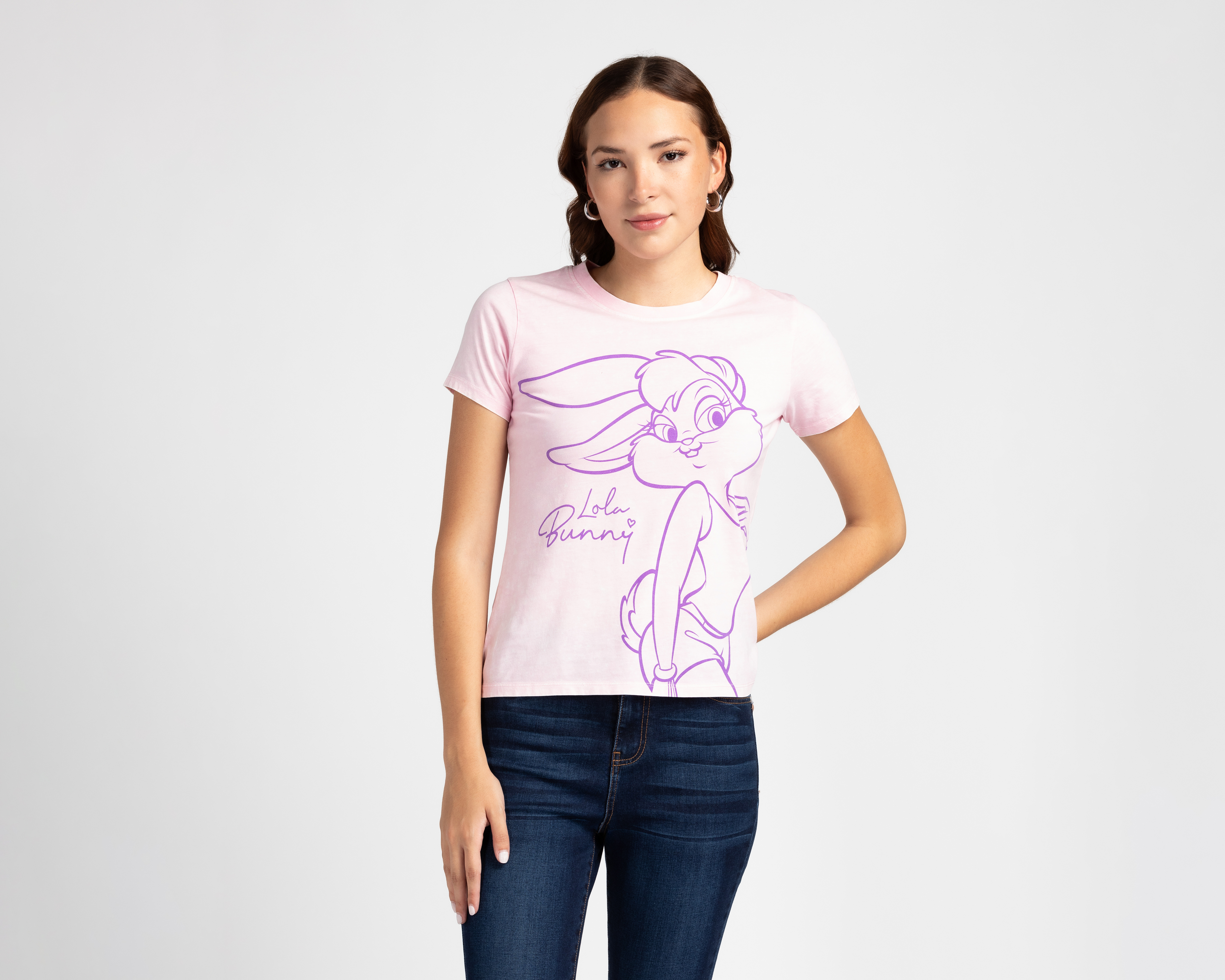 Playera Looney Tunes Estampada para Mujer
