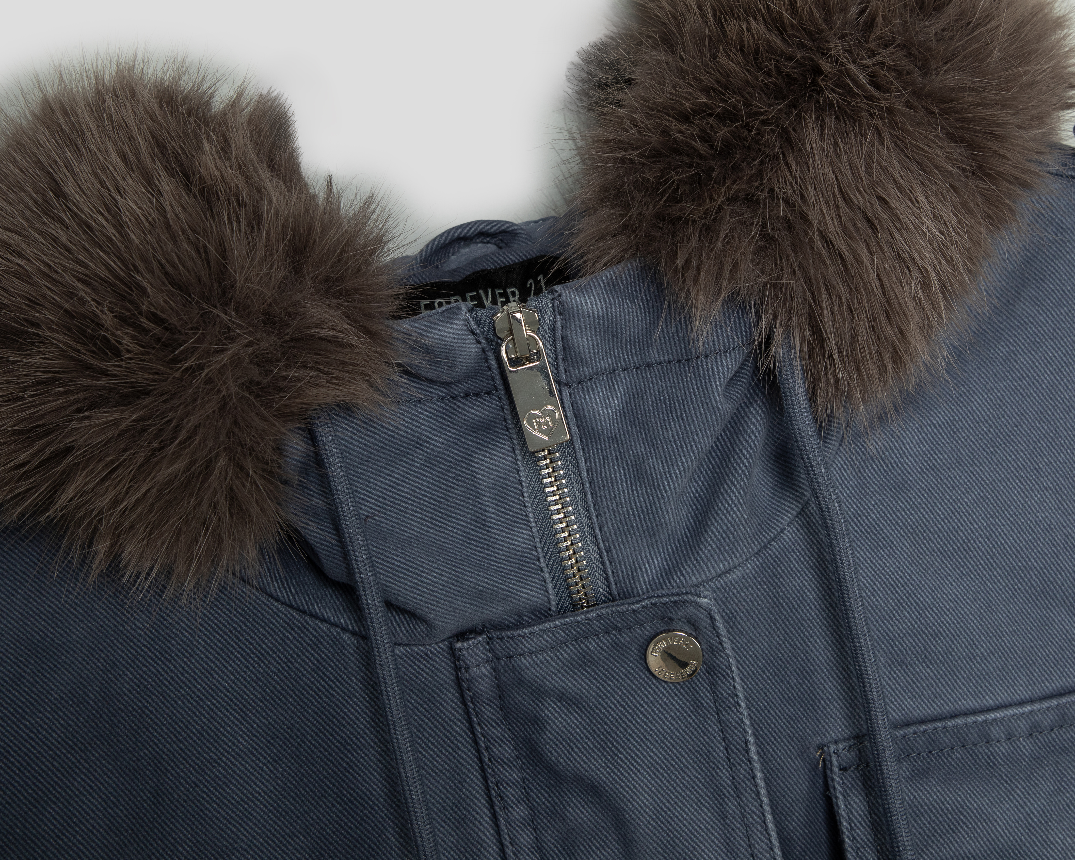 Foto 4 pulgar | Foto 3 | Chamarra con Capucha Forever 21 para Mujer