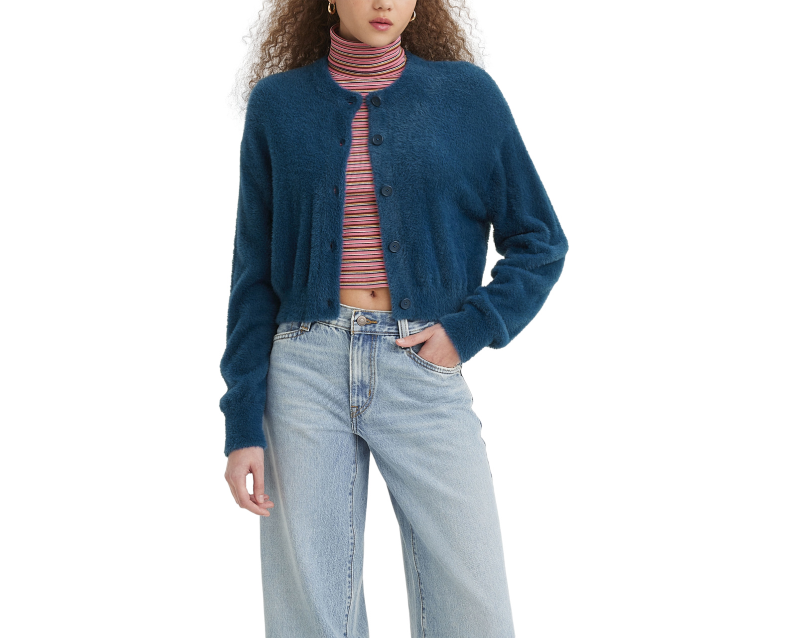 Foto 4 pulgar | Foto 3 | Suéter con Botones Levi's para Mujer