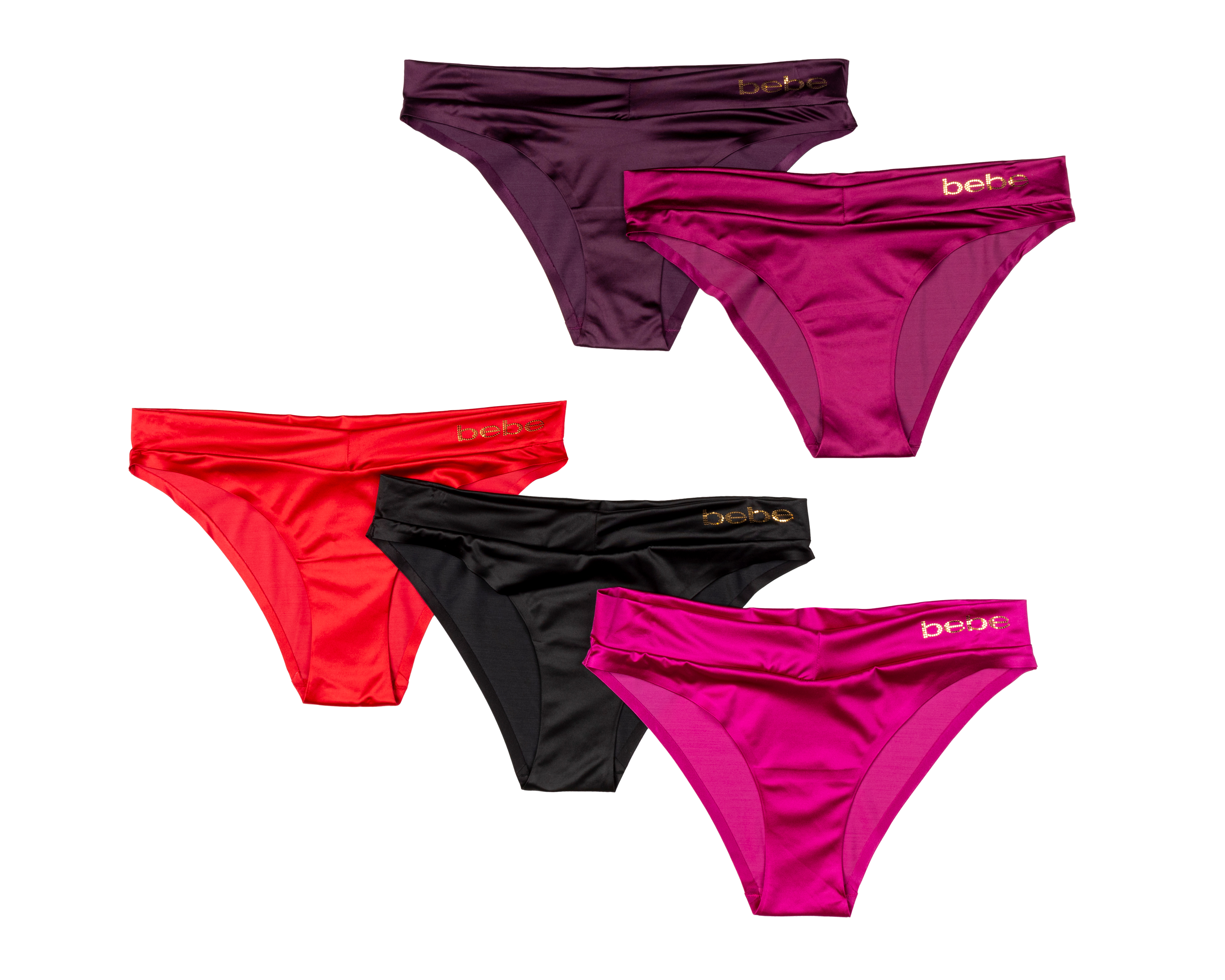 Foto 2 pulgar | Foto 1 | Bikini Satinado Bebe para Mujer 5 Piezas