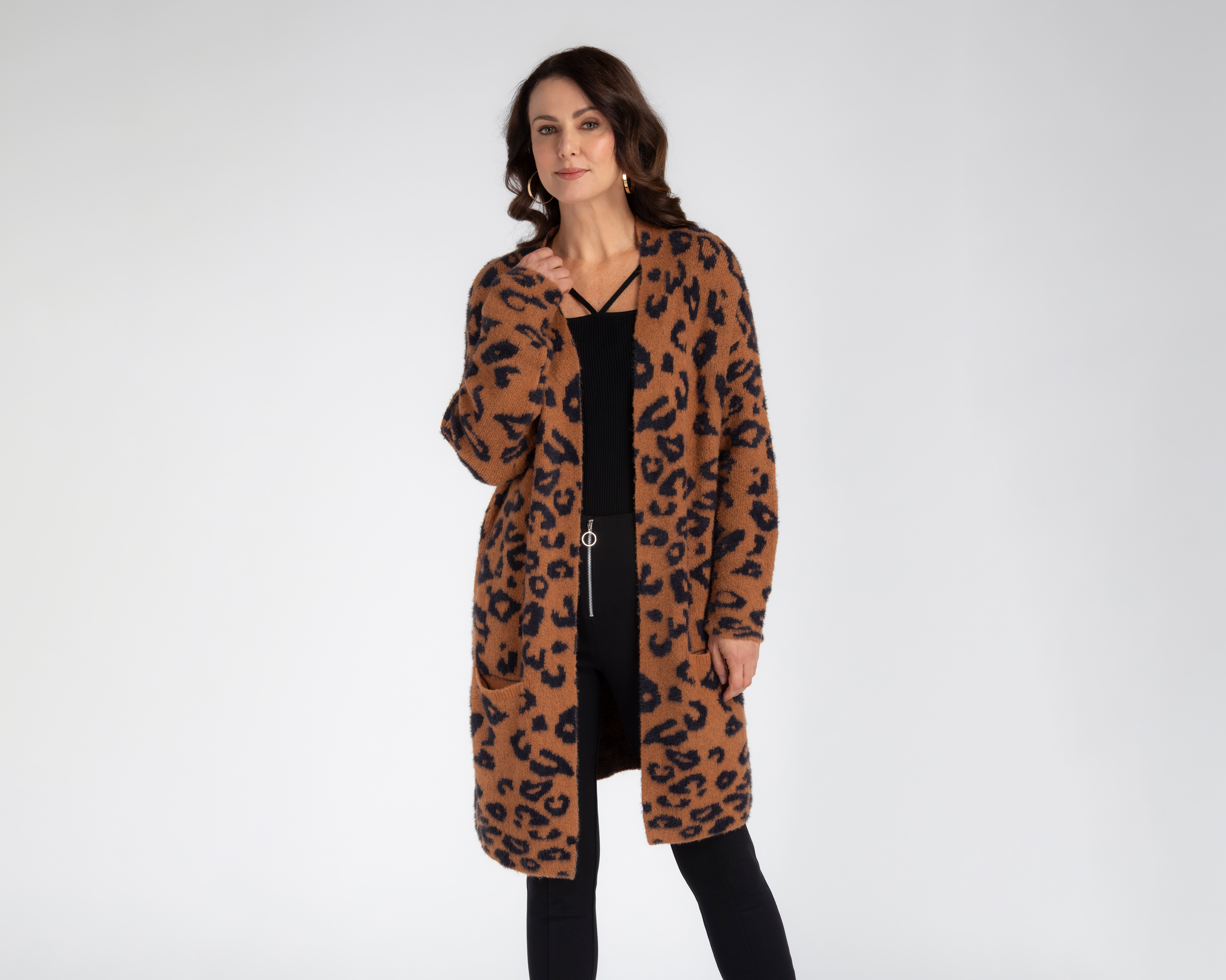 Cárdigan con Bolsas Sahara para Mujer