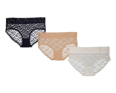 Foto 1 | Foto 1 | Pantaleta de Encaje Beauty Secret para Mujer 3 Piezas