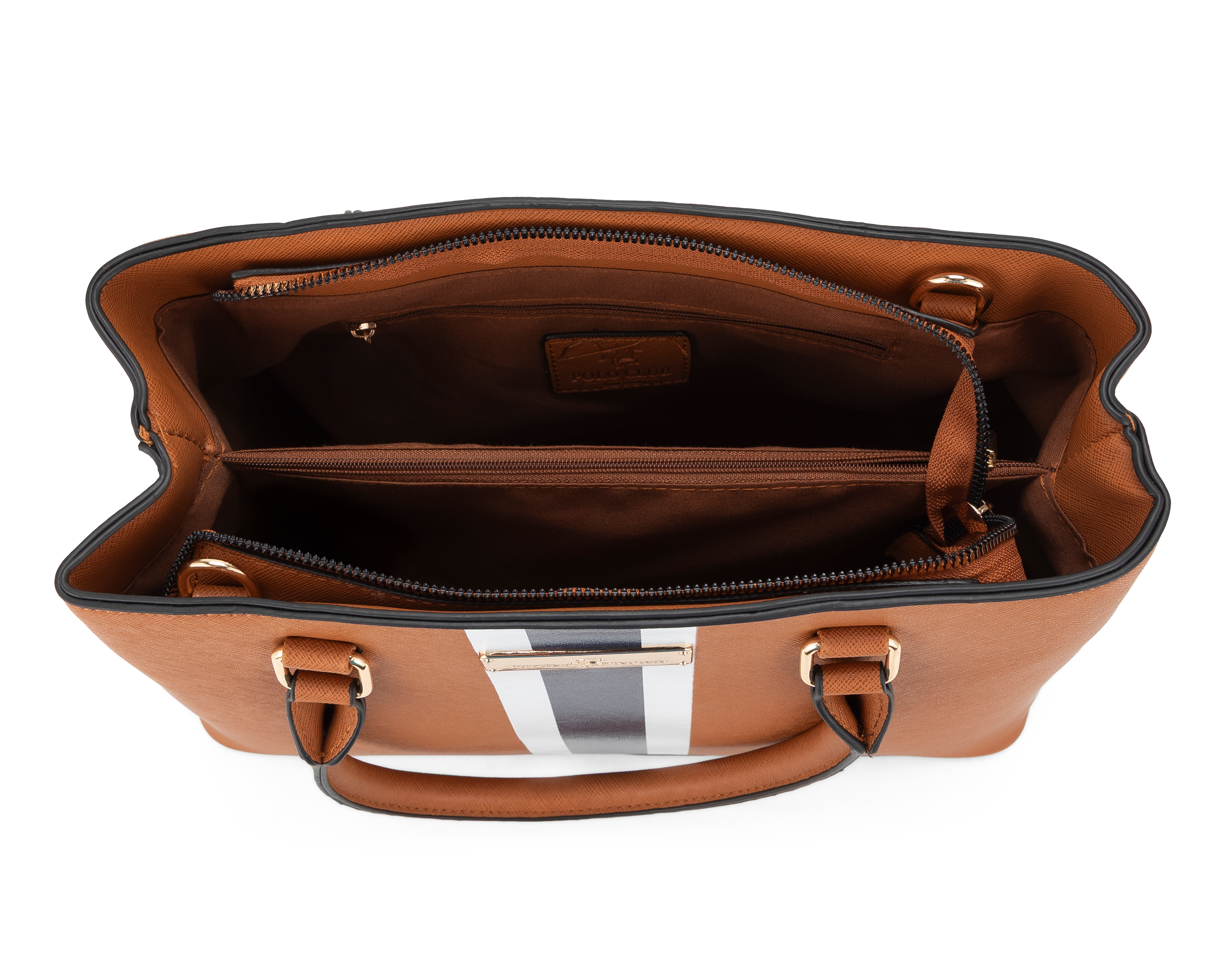 Foto 5 pulgar | Foto 4 | Bolsa de Mano York Team Polo Club Café