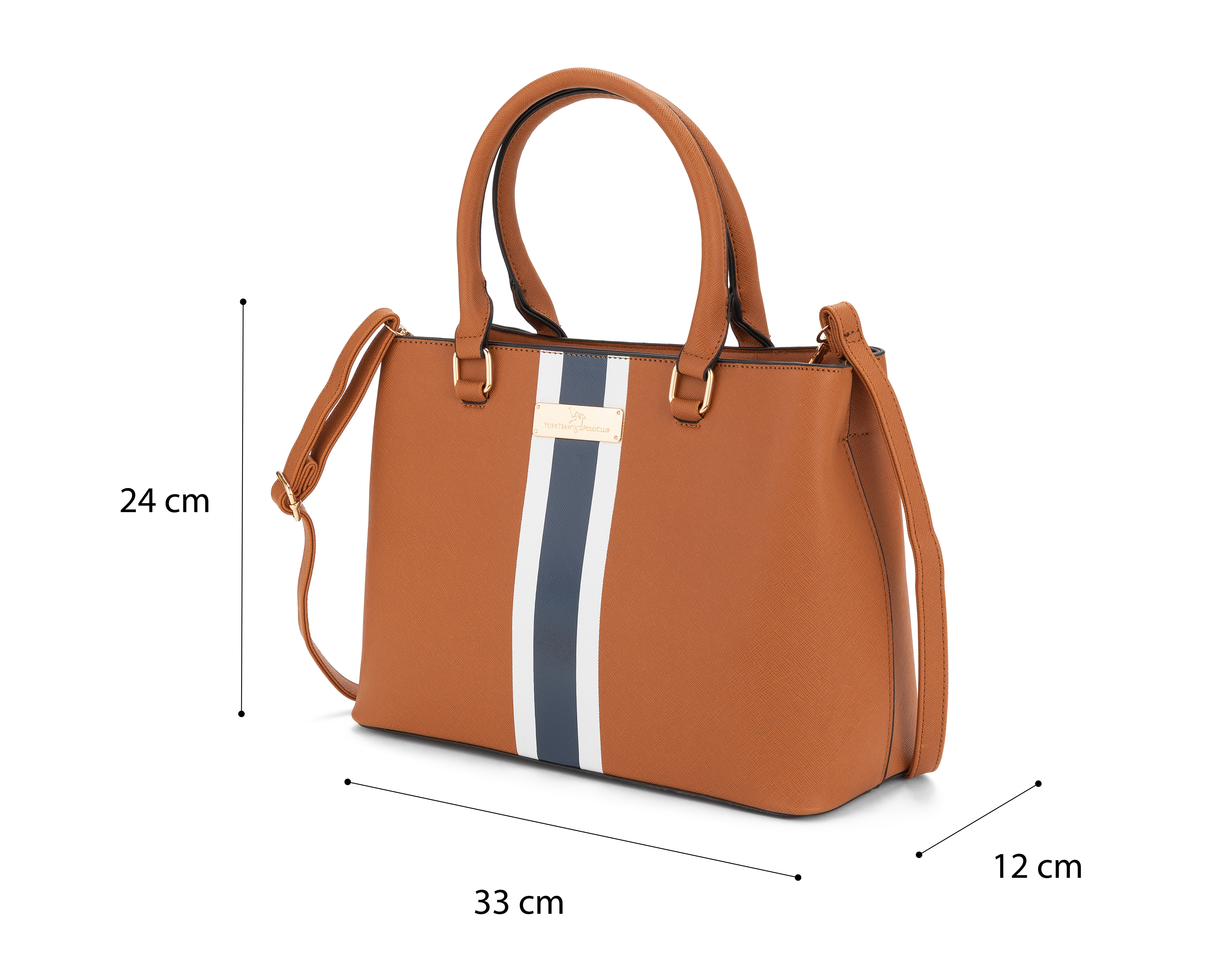 Foto 6 pulgar | Foto 5 | Bolsa de Mano York Team Polo Club Café