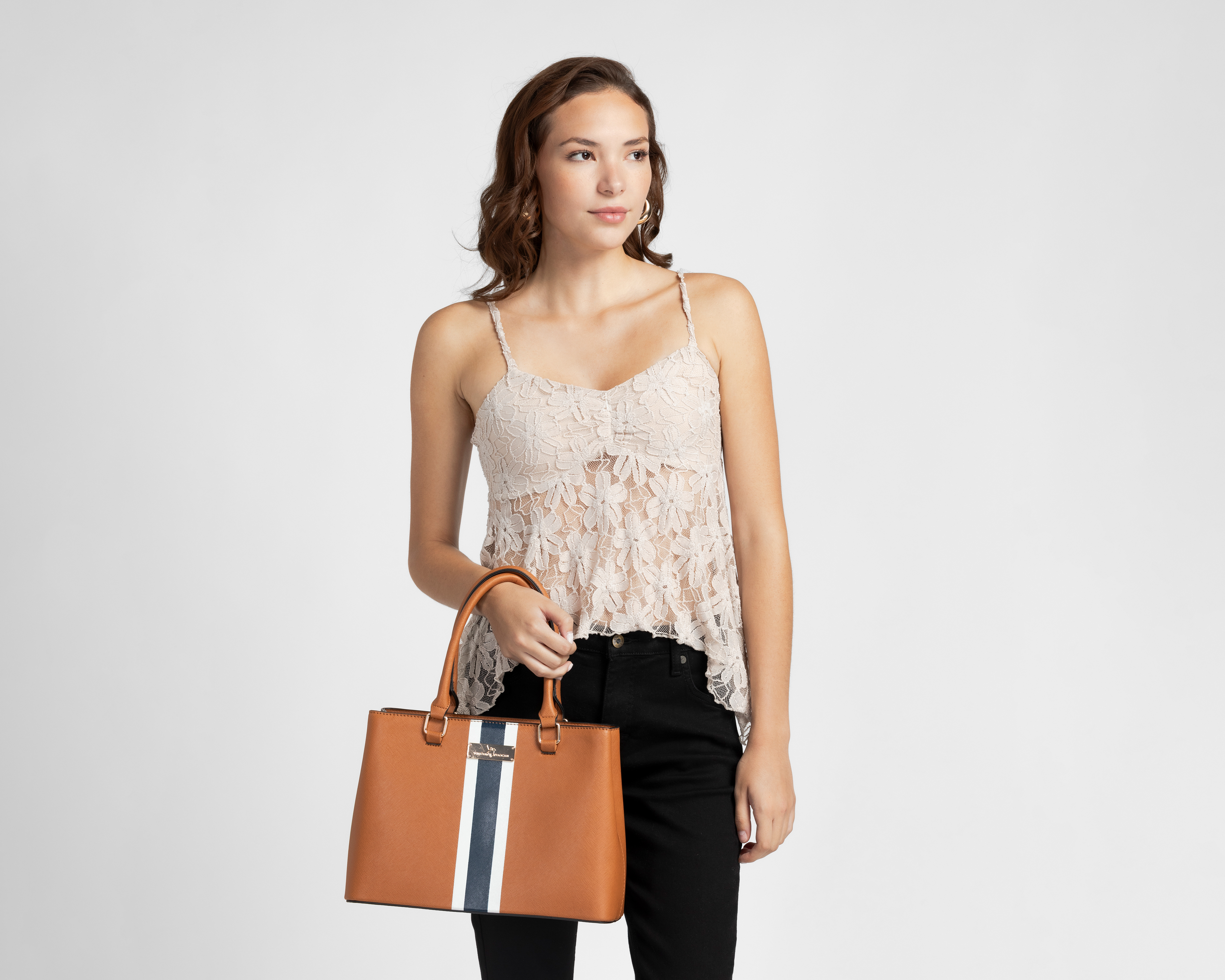 Foto 7 pulgar | Foto 6 | Bolsa de Mano York Team Polo Club Café