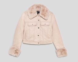 Chamarra Afelpada Forever 21 para Mujer