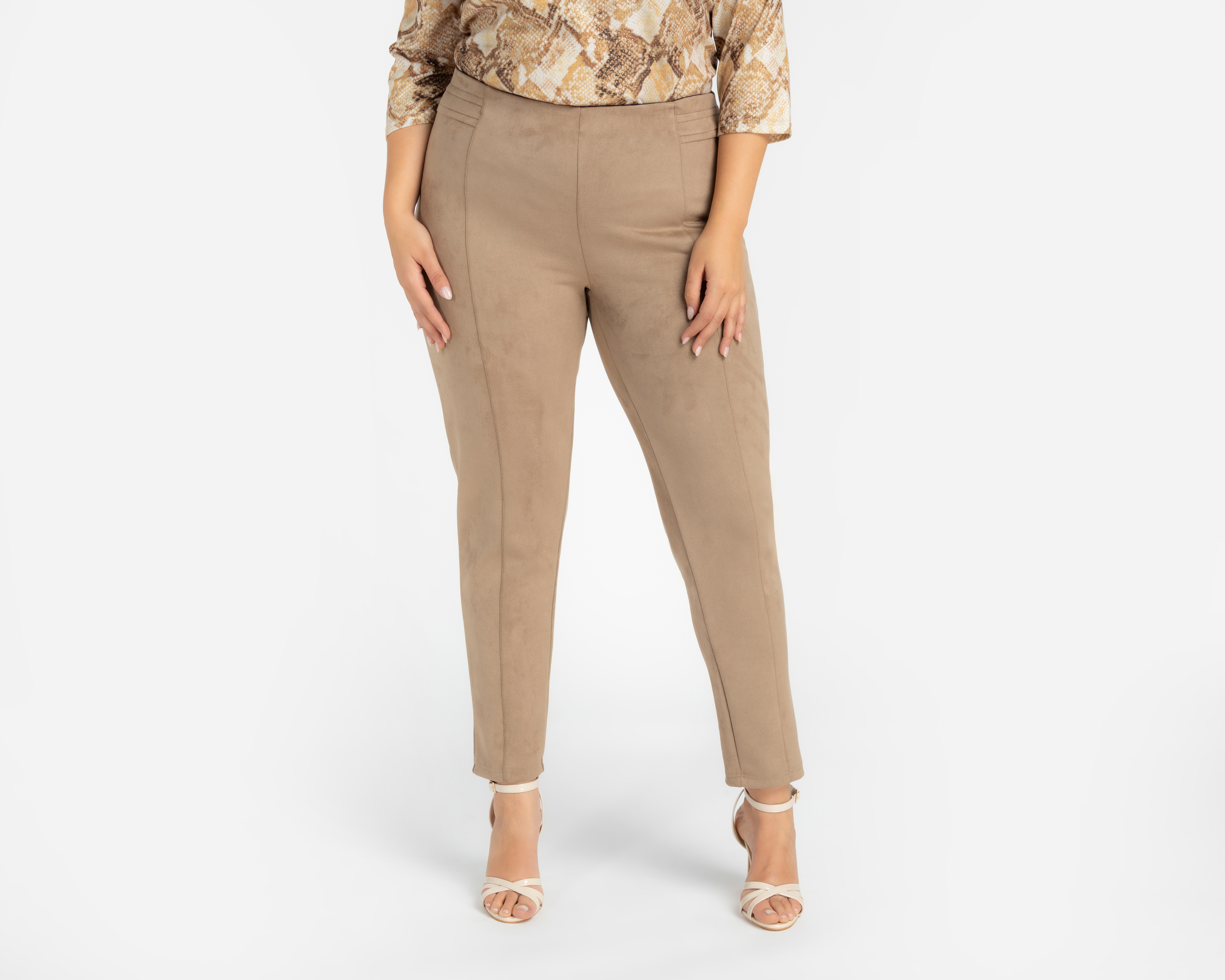 Foto 4 | Foto 4 | Leggings Casuales Suede Sahara para Mujer
