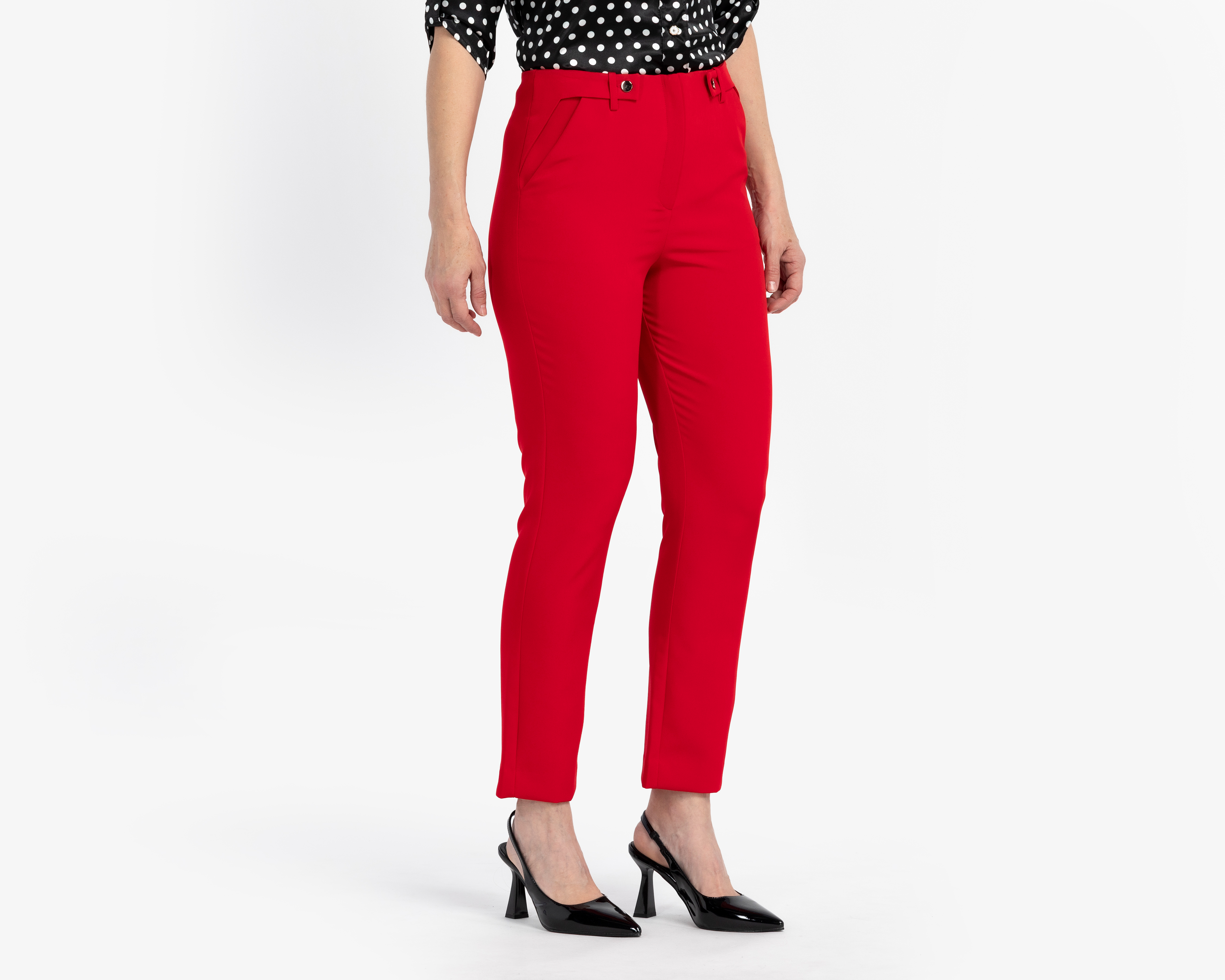 Pantalón de Vestir Alexis Rojo para Mujer