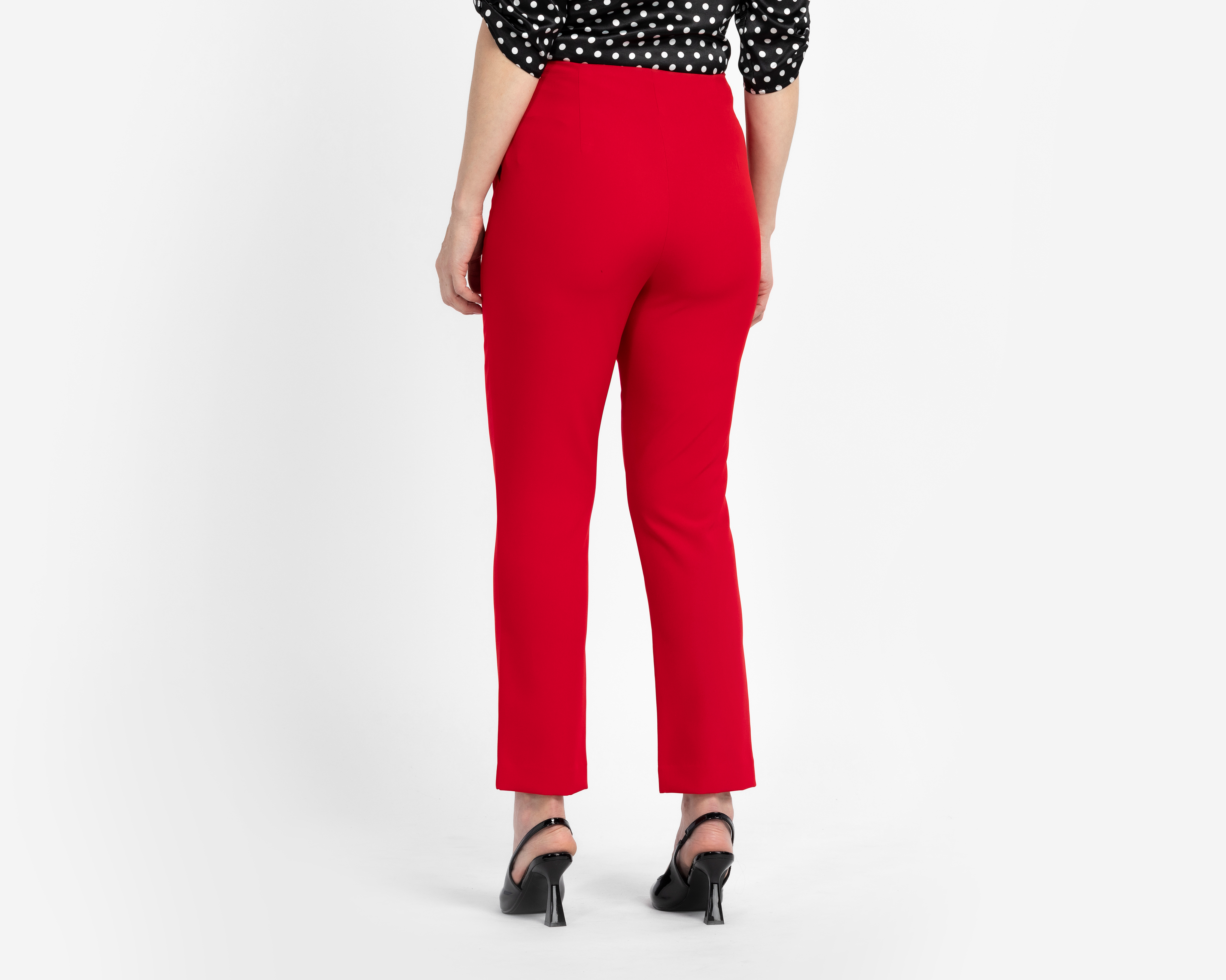 Foto 4 pulgar | Foto 3 | Pantalón de Vestir Alexis Rojo para Mujer