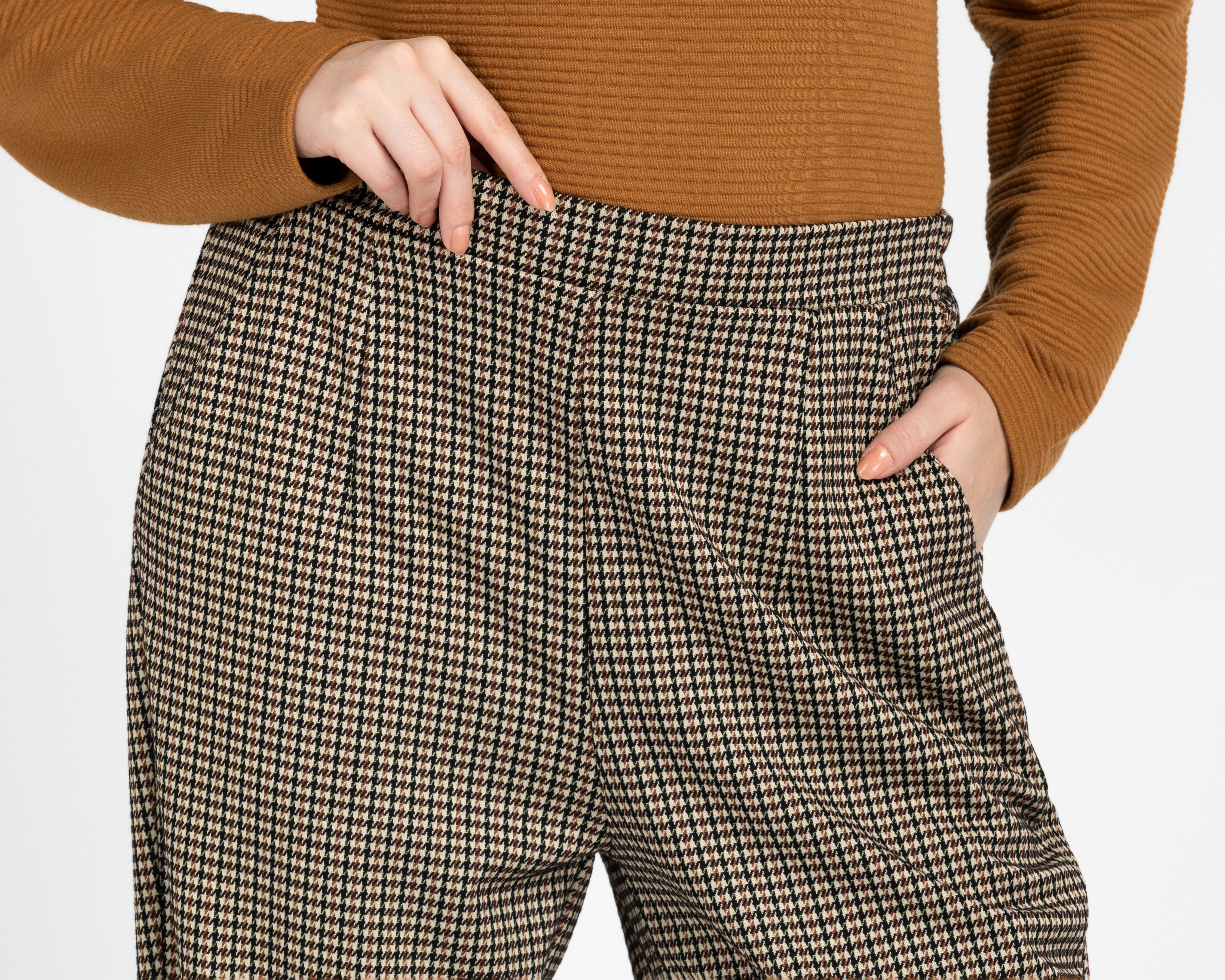 Foto 5 pulgar | Foto 4 | Pantalón Recto Lady Sun Café para Mujer