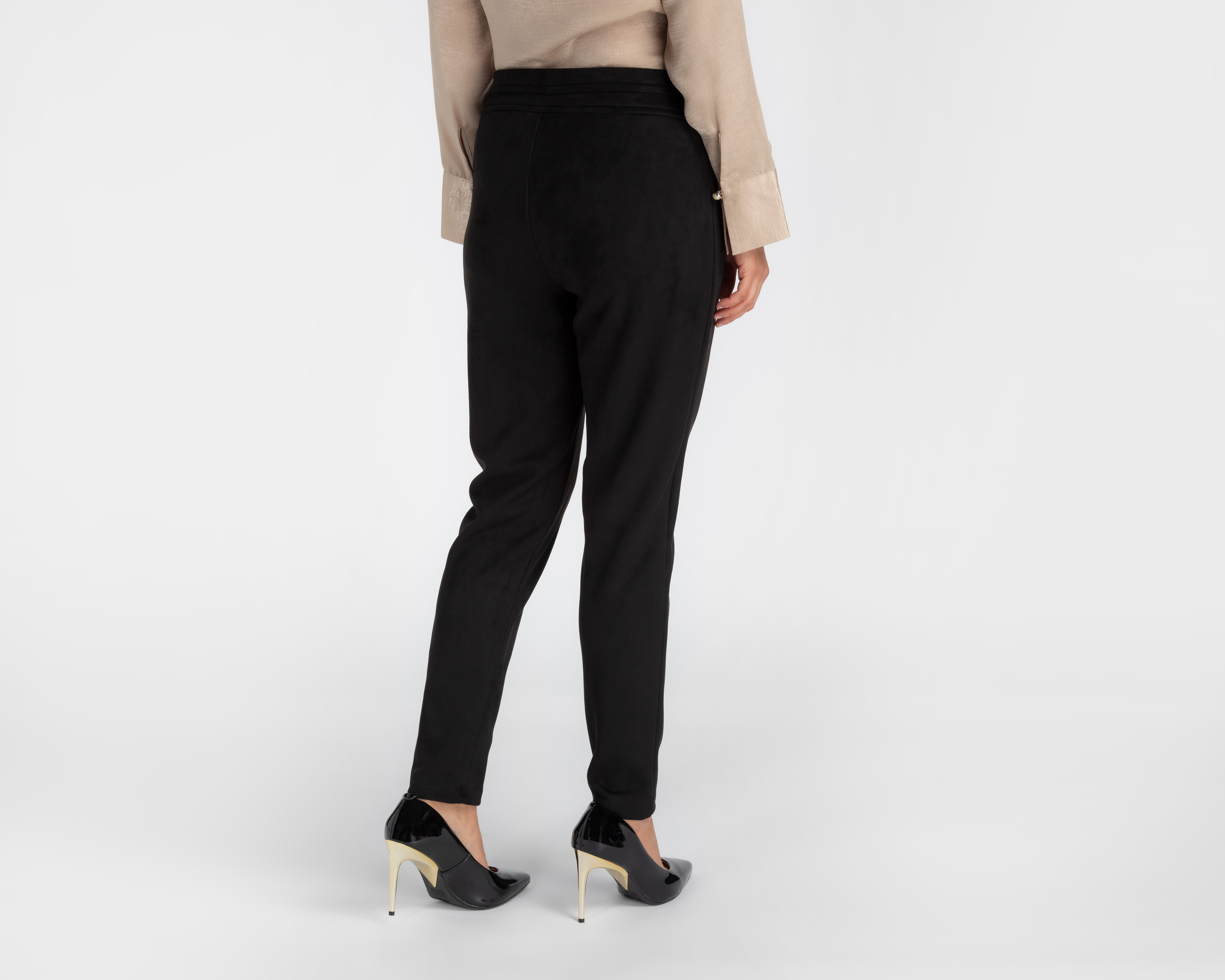Foto 4 pulgar | Foto 3 | Leggings Casuales Suede Sahara para Mujer