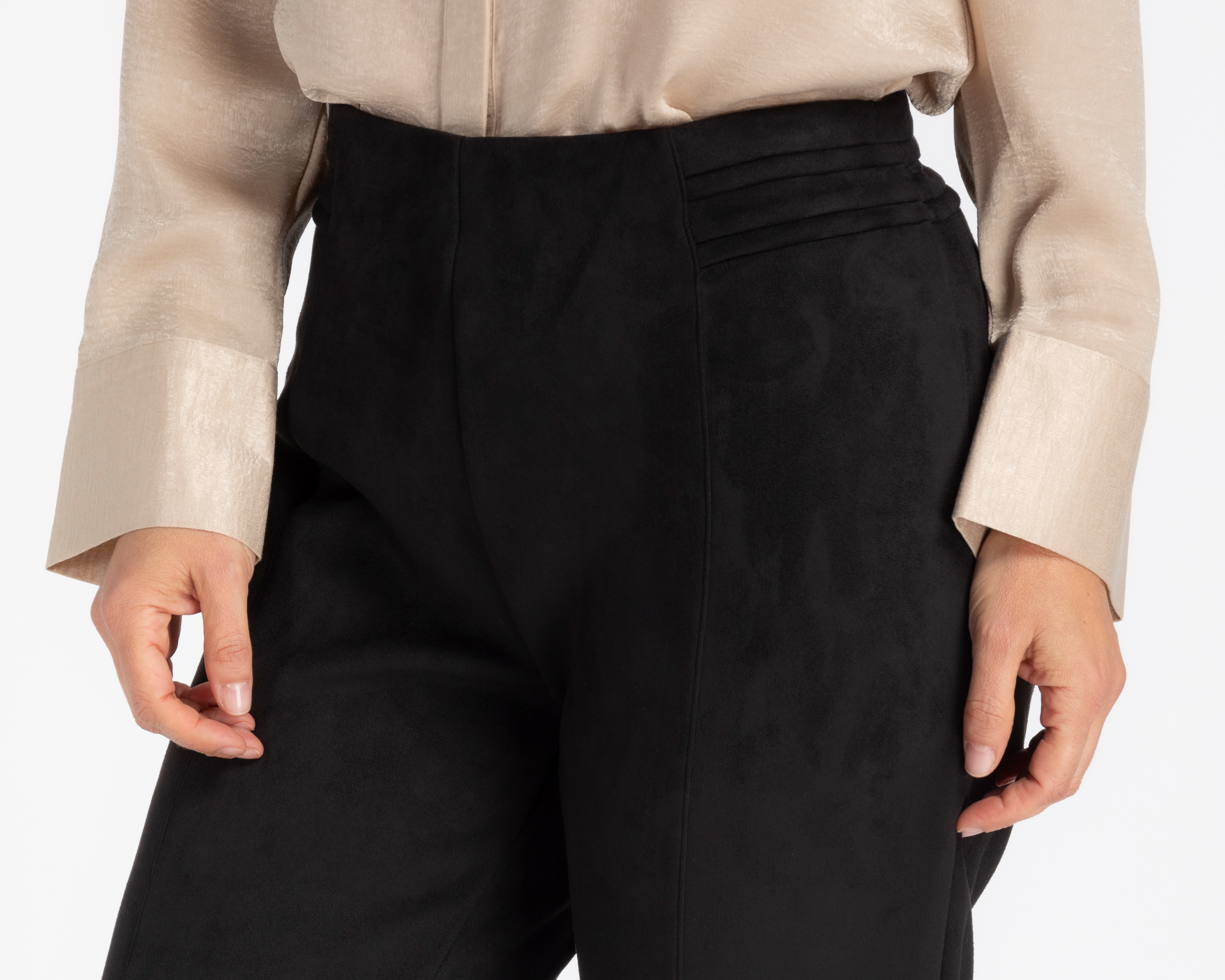 Foto 9 pulgar | Foto 9 | Leggings Casuales Suede Sahara para Mujer
