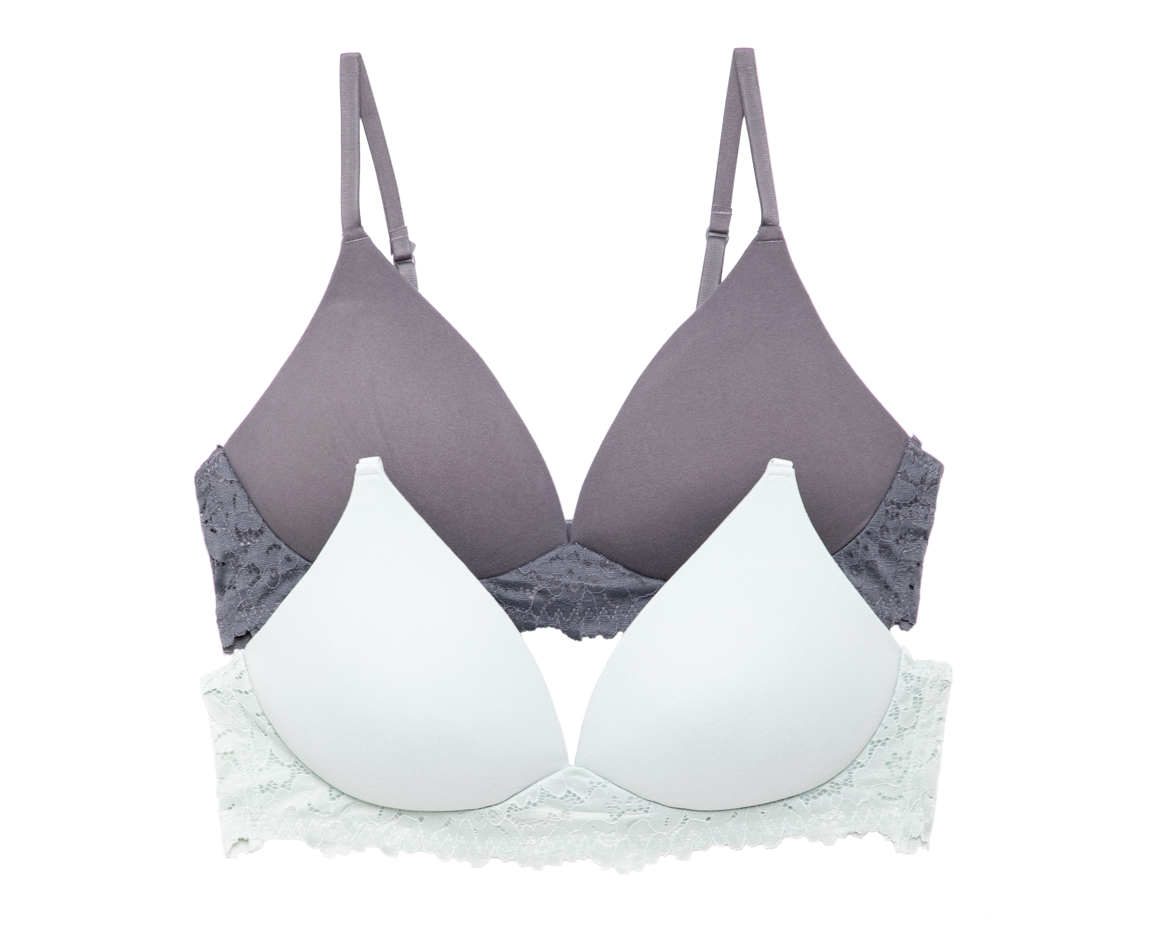 Brasier con Encaje Beauty Secret Copa Preformada 2 Pack