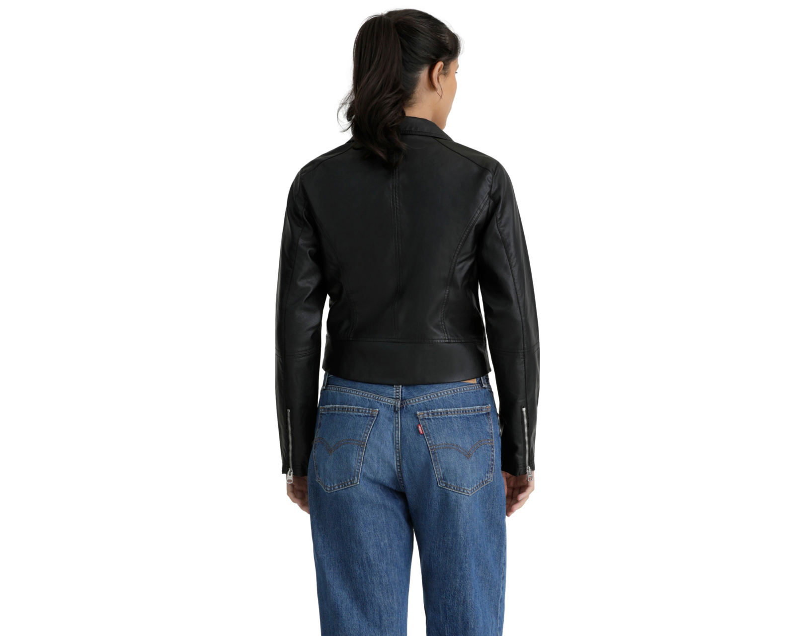 Foto 7 pulgar | Foto 6 | Chamarra Negra Levi's para Mujer