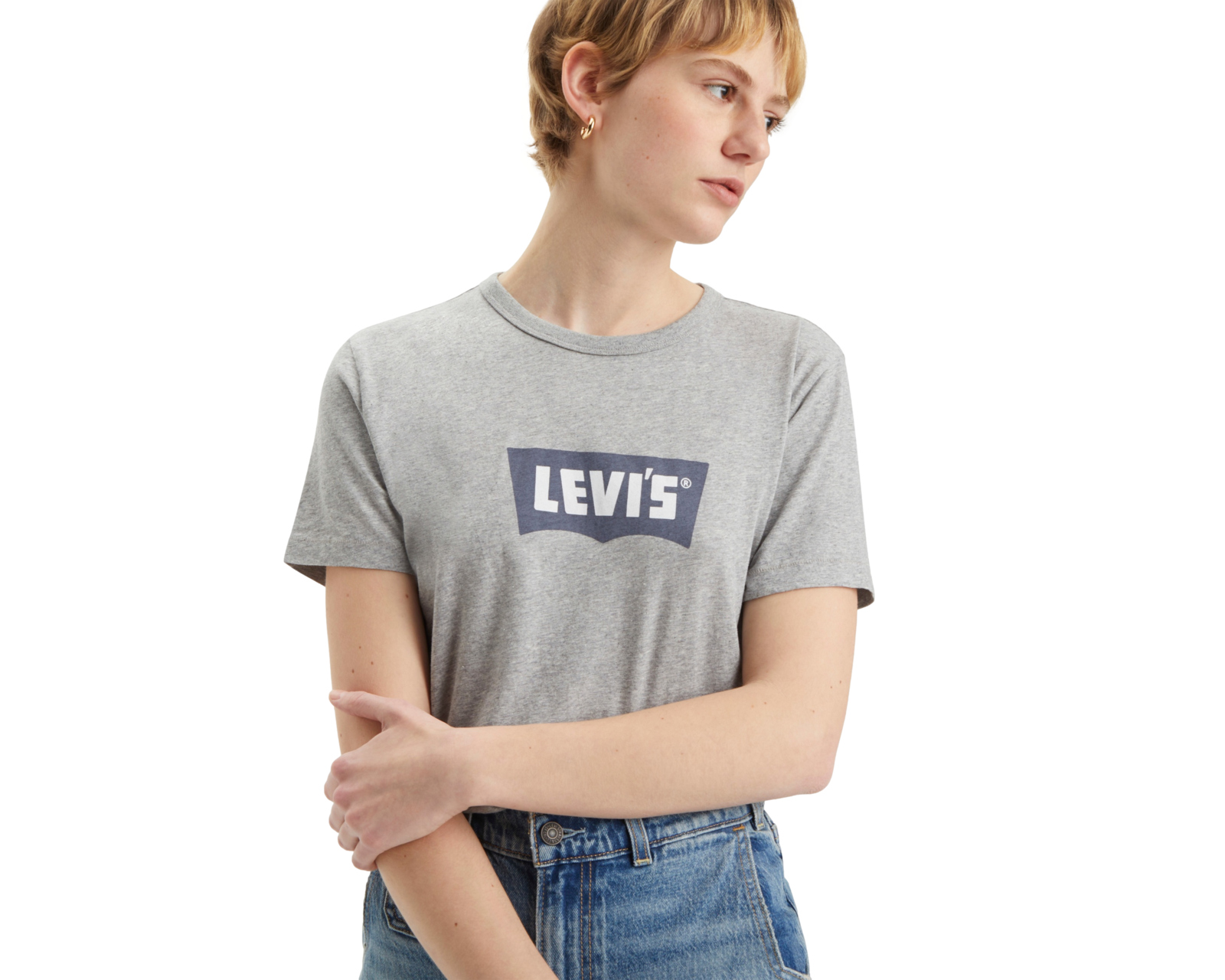 Foto 4 pulgar | Foto 3 | Playera Levi's Manga Corta para Mujer