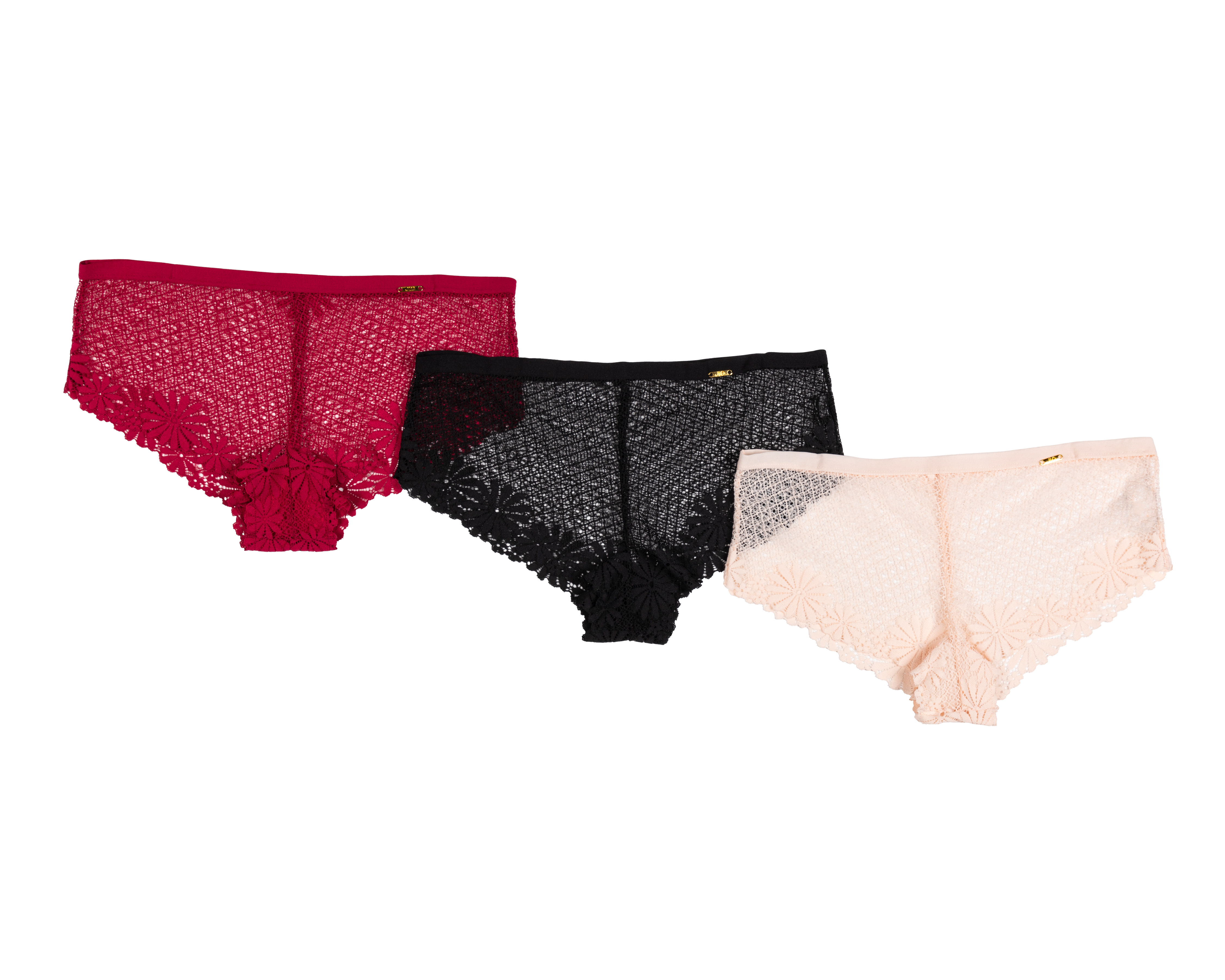 Foto 1 | Foto 1 | Bóxer Jennifer Lopez con Encaje para Mujer 3 Piezas