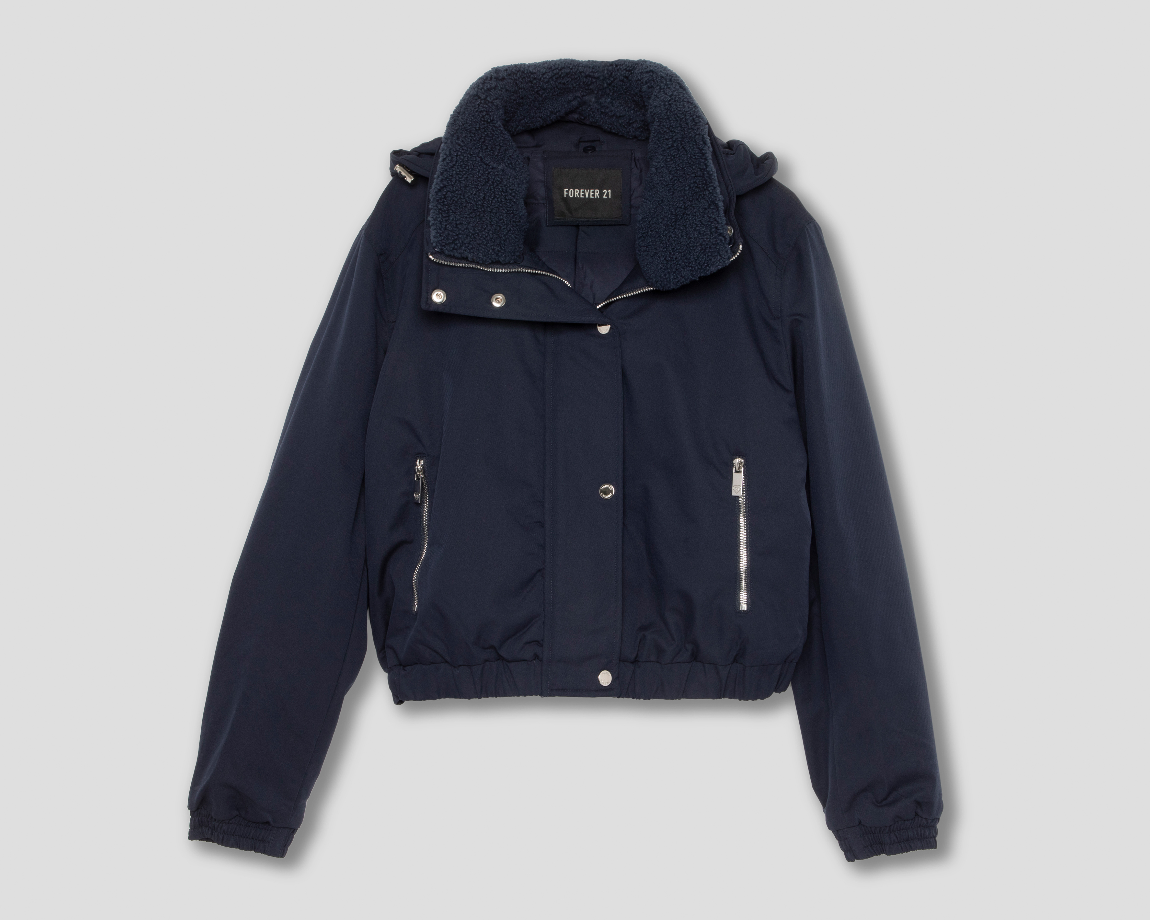 Chamarra con Capucha Forever 21 para Mujer