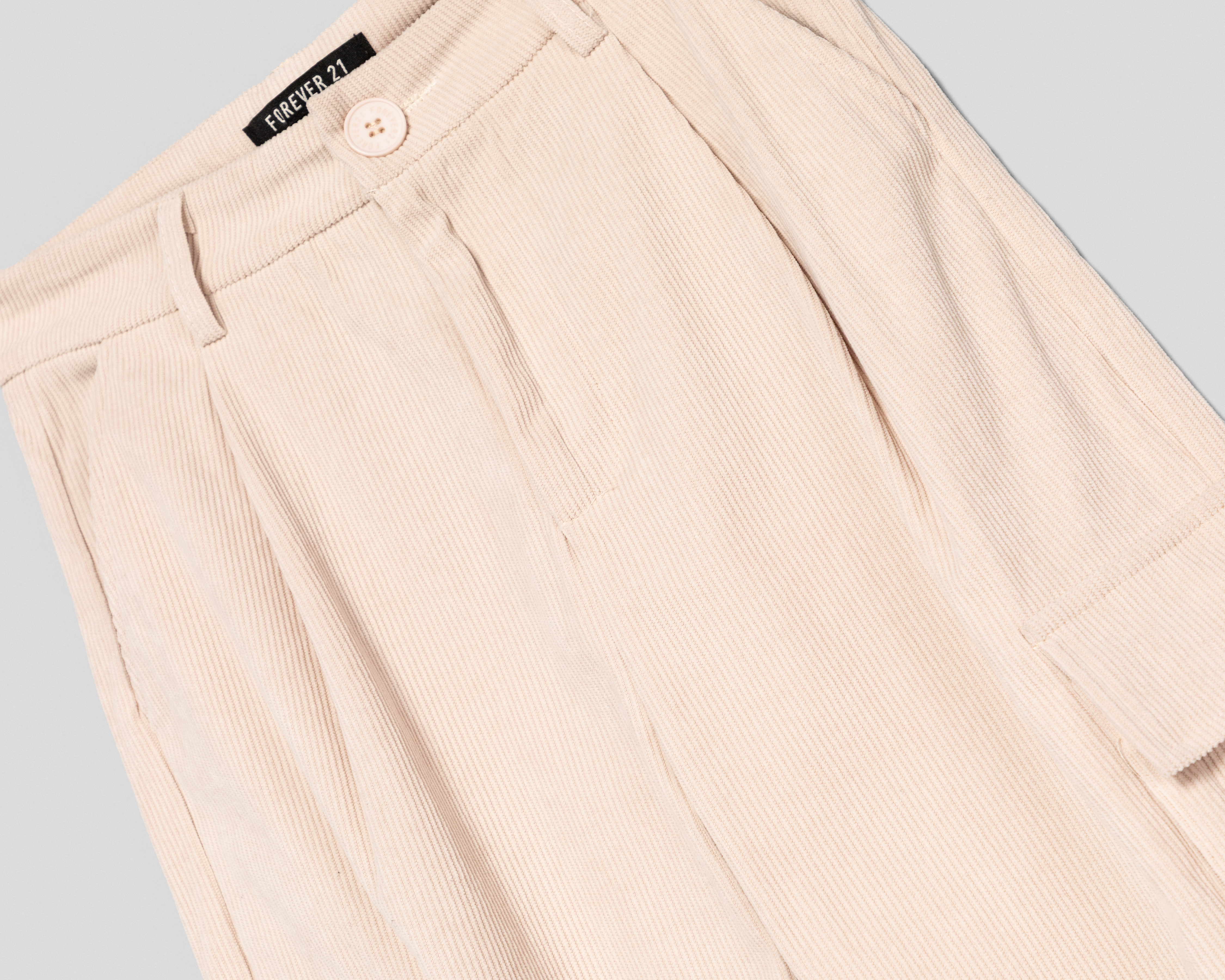 Foto 4 pulgar | Foto 3 | Pantalón Cargo Forever 21 Beige para Mujer