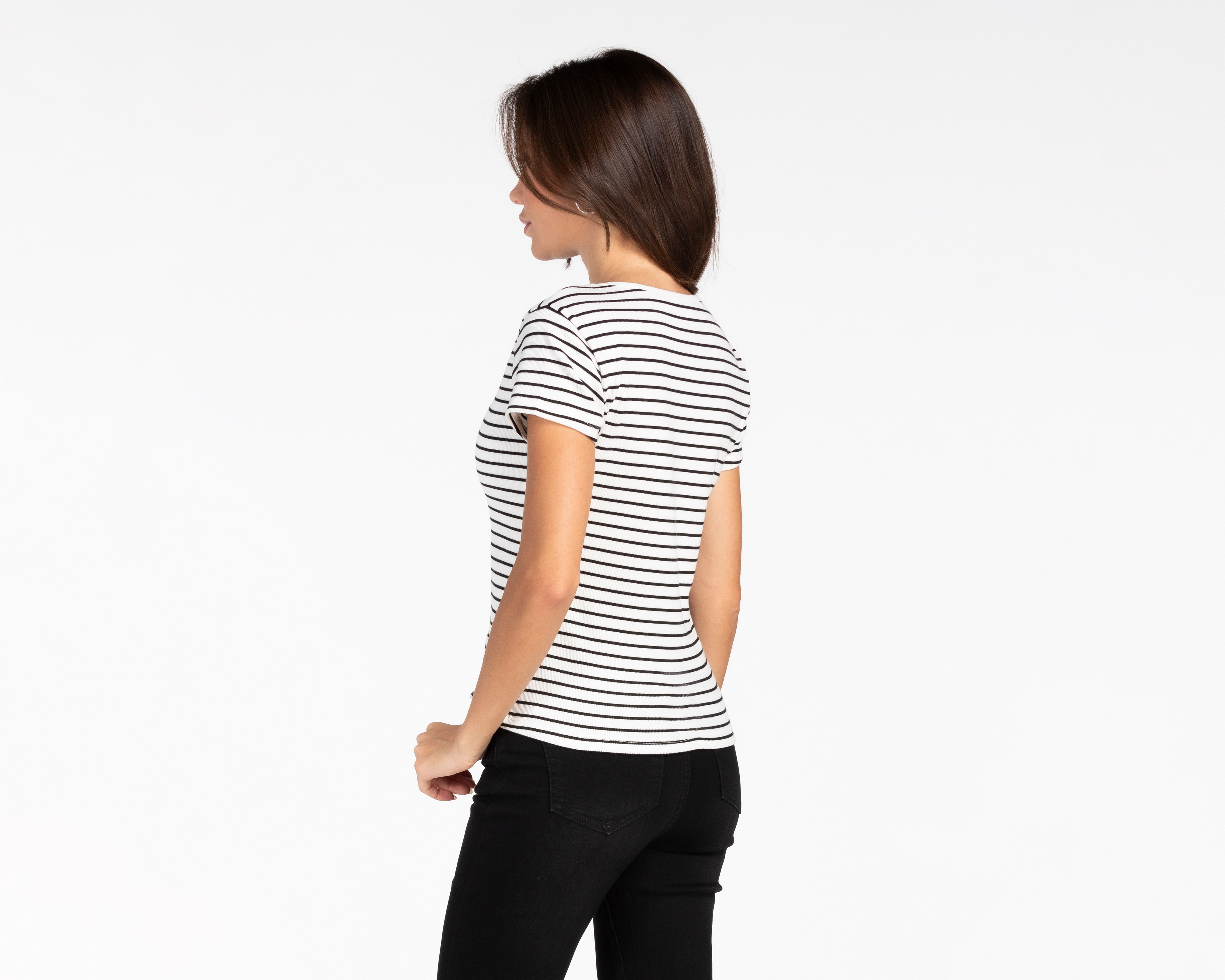 Foto 4 pulgar | Foto 3 | Playera York Team Polo Club Acanalada para Mujer