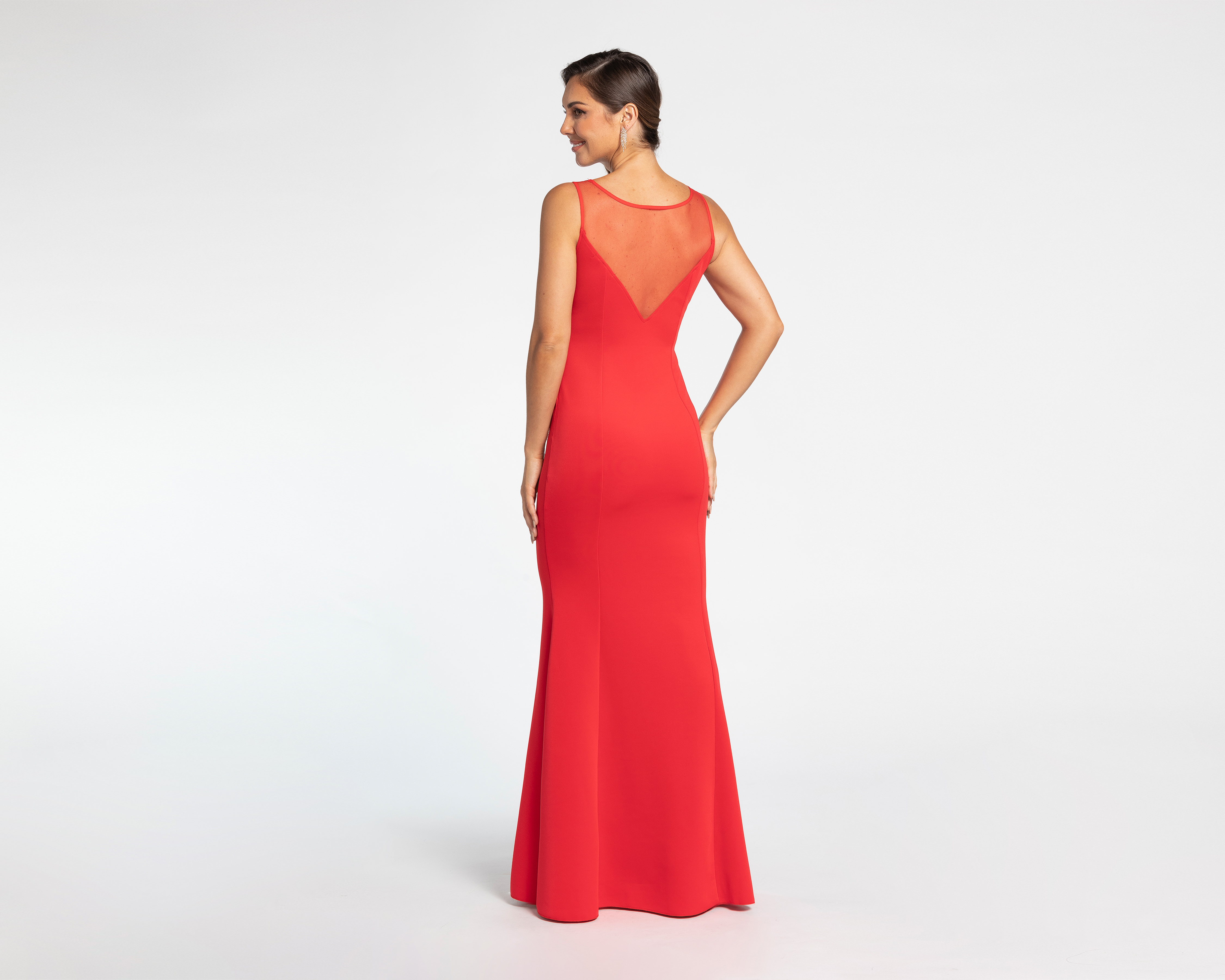 Foto 4 pulgar | Foto 3 | Vestido Meirius de Fiesta Largo Rojo