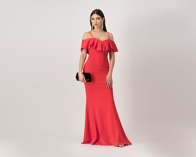 Foto 1 | Foto 1 | Vestido Meirius de Fiesta Largo con Tirantes