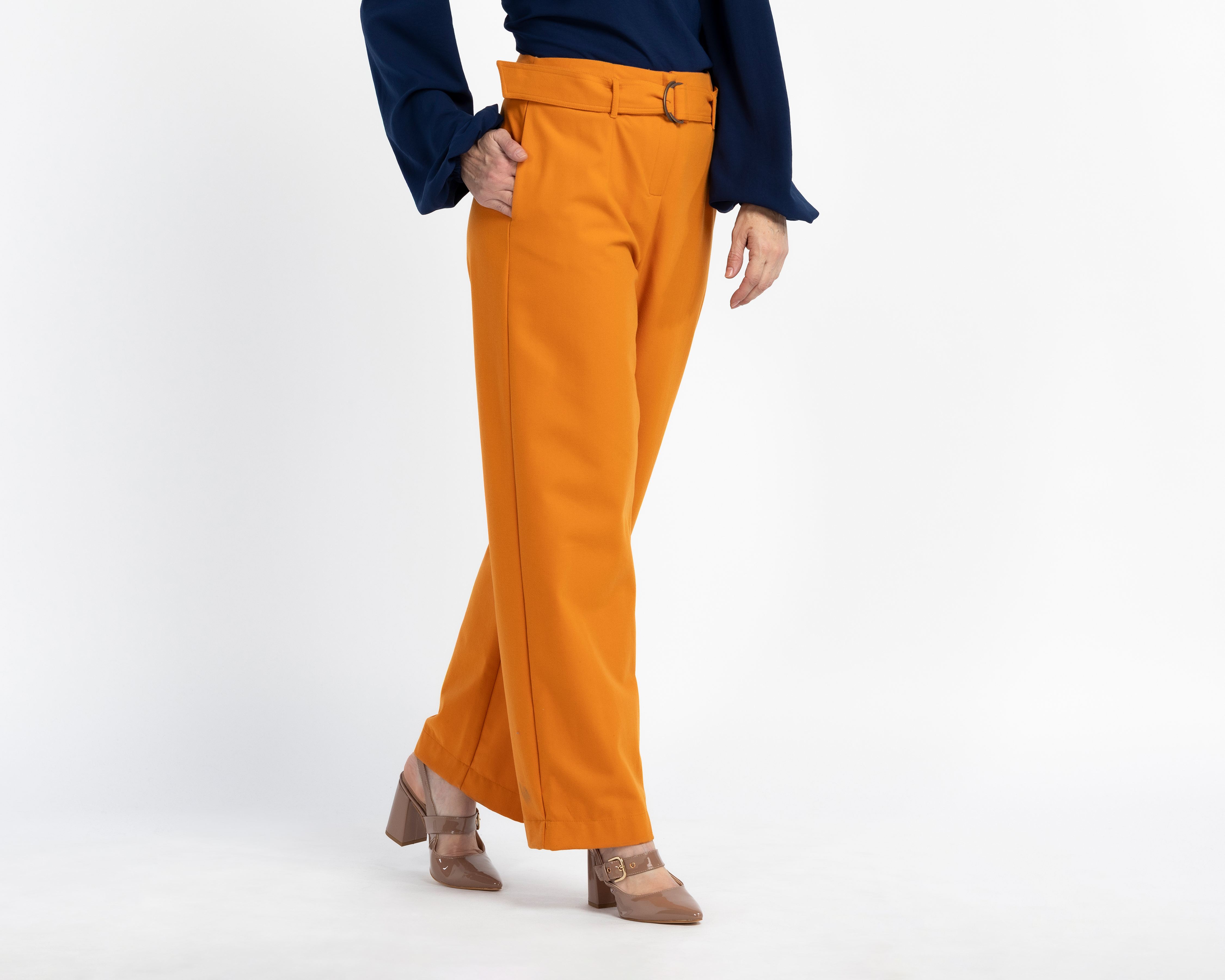 Pantalón de Vestir Alexis Mostaza para Mujer