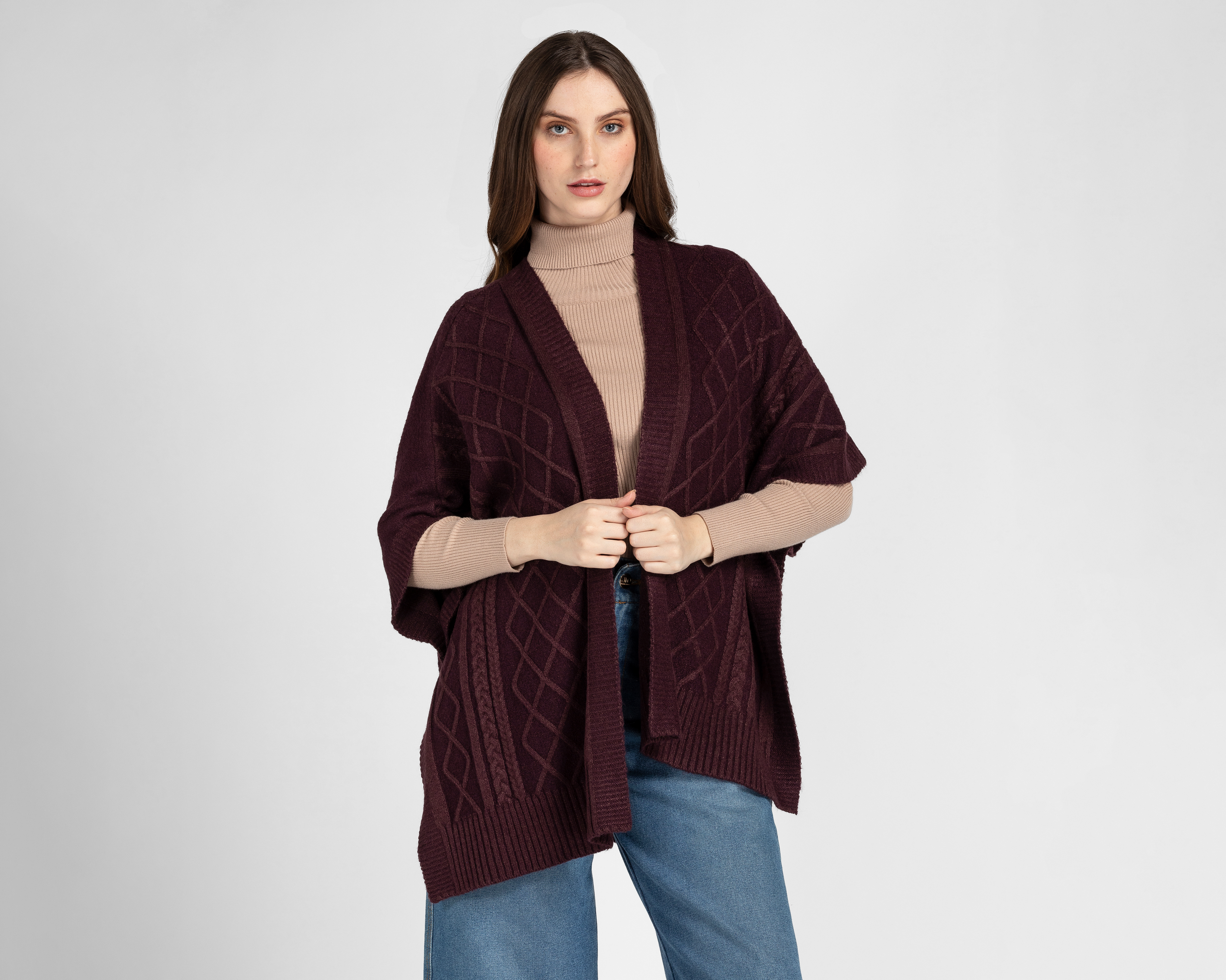 Foto 2 pulgar | Foto 1 | Capa Tejida Lady Sun para Mujer