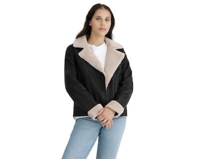 Foto 4 | Foto 4 | Chamarra Aborregada Levi's para Mujer