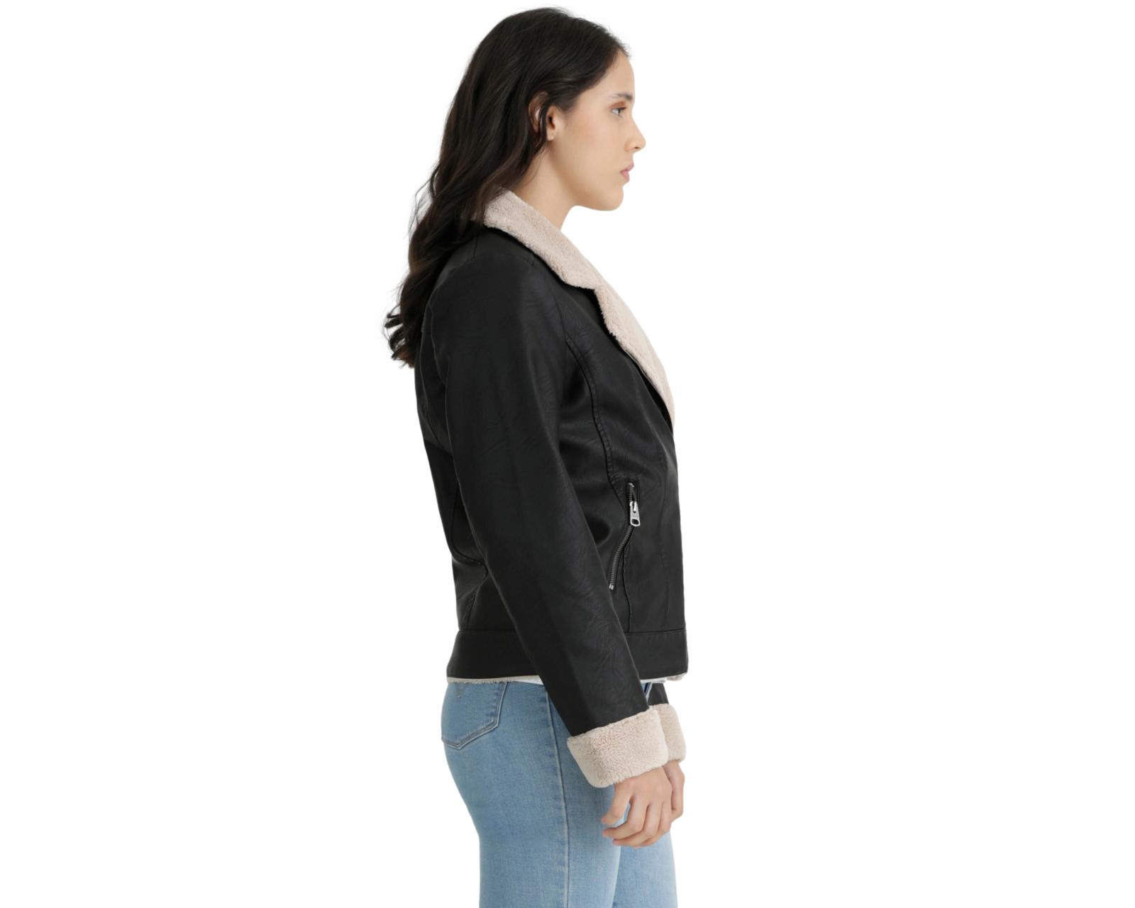 Foto 6 pulgar | Foto 5 | Chamarra Aborregada Levi's para Mujer