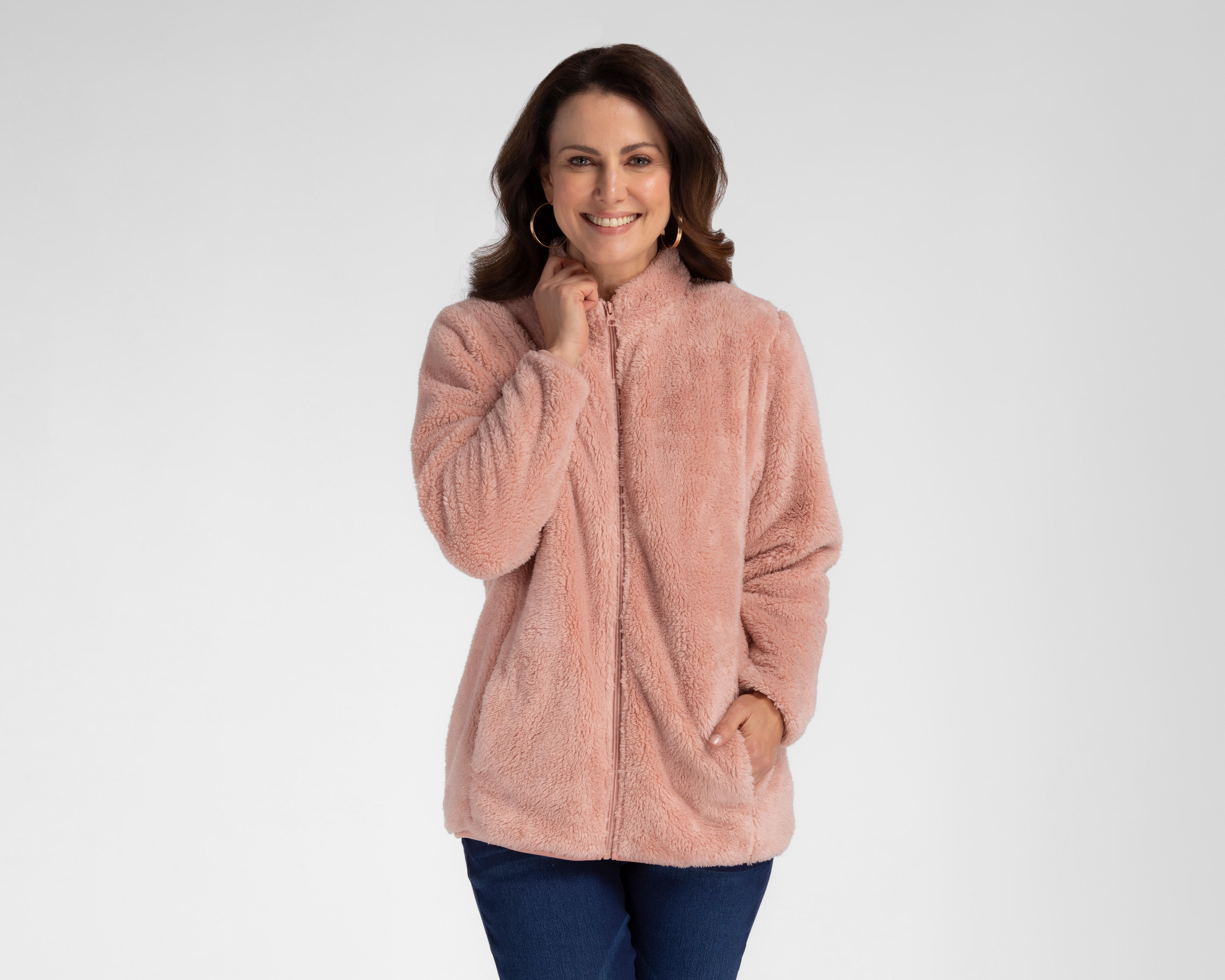 Foto 2 pulgar | Foto 1 | Chamarra Rosa Lady Sun para Mujer