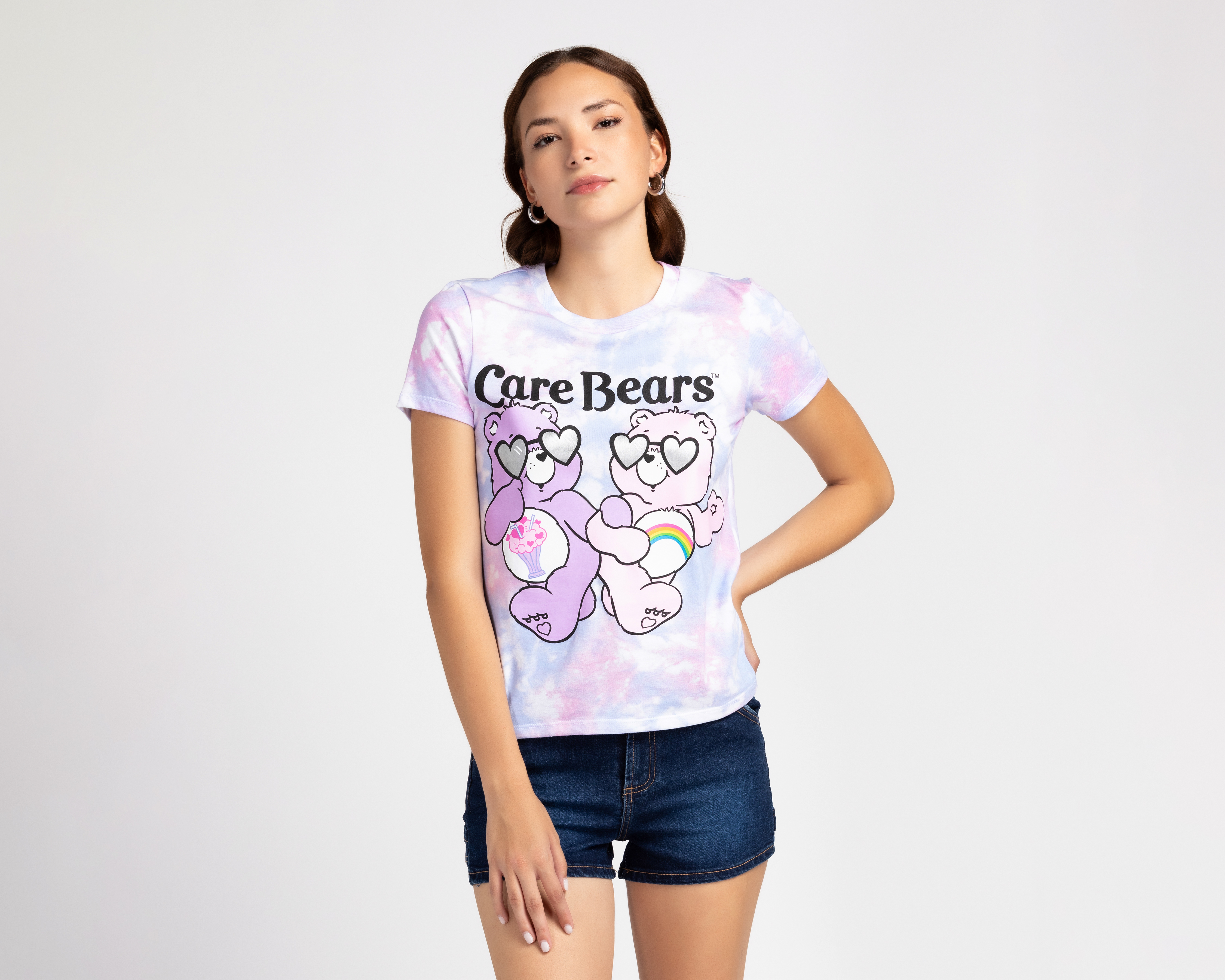 Foto 2 pulgar | Foto 1 | Playera Care Bears Manga Corta Juvenil