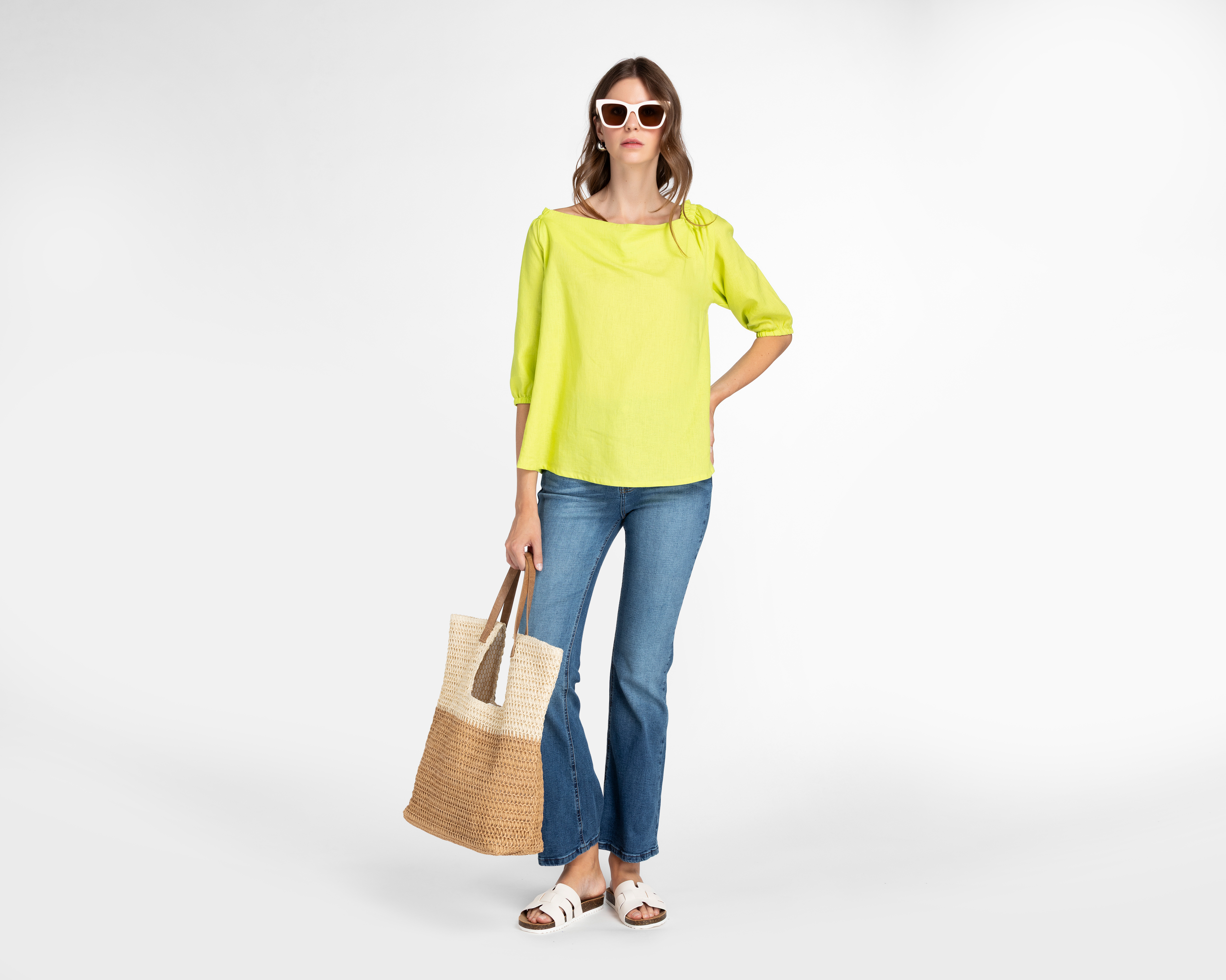 Foto 2 | Foto 2 | Jeans Flare Bebe para Mujer