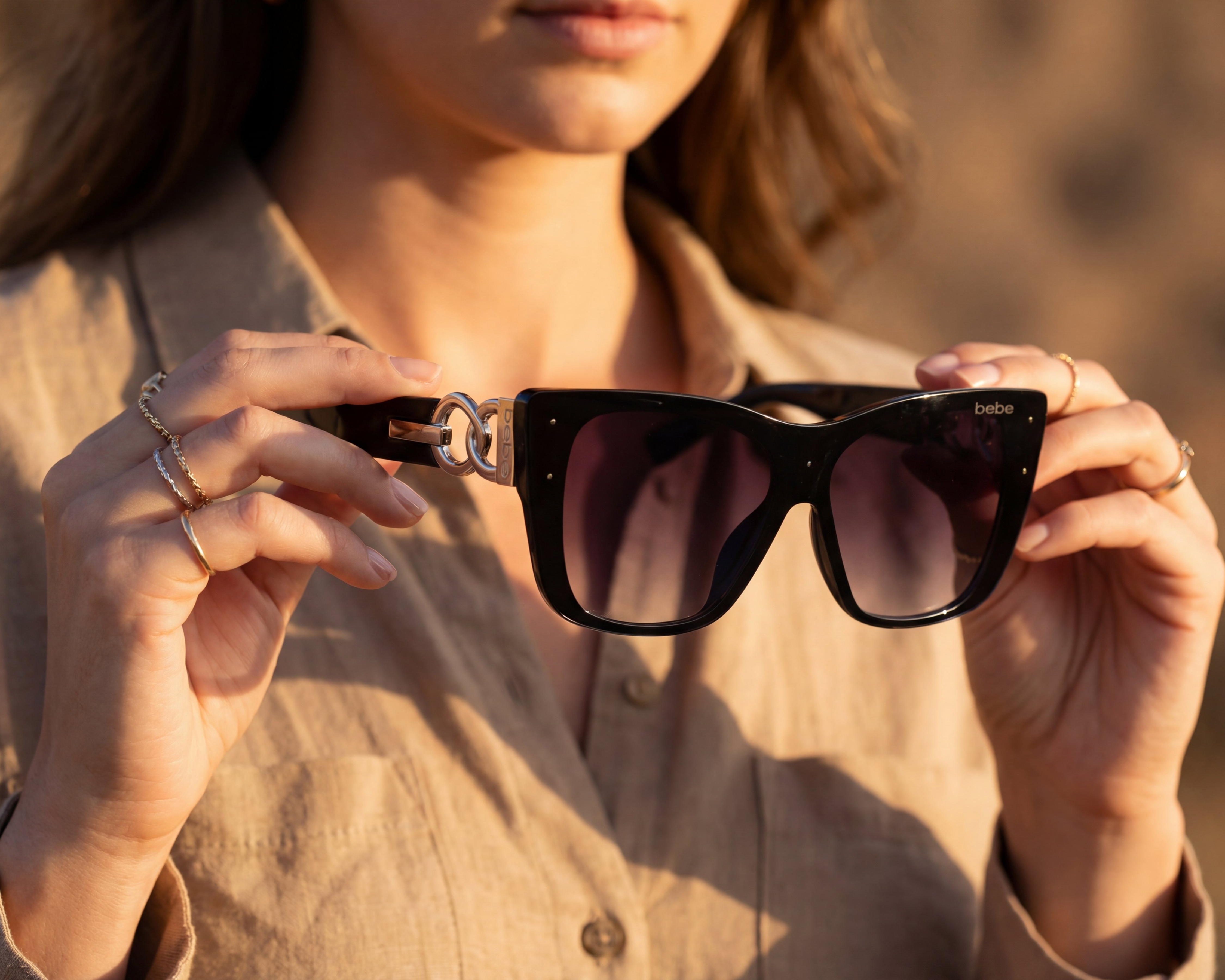 Foto 6 | Foto 6 | Lentes de Sol para Mujer Bebe Cat Eye Negro