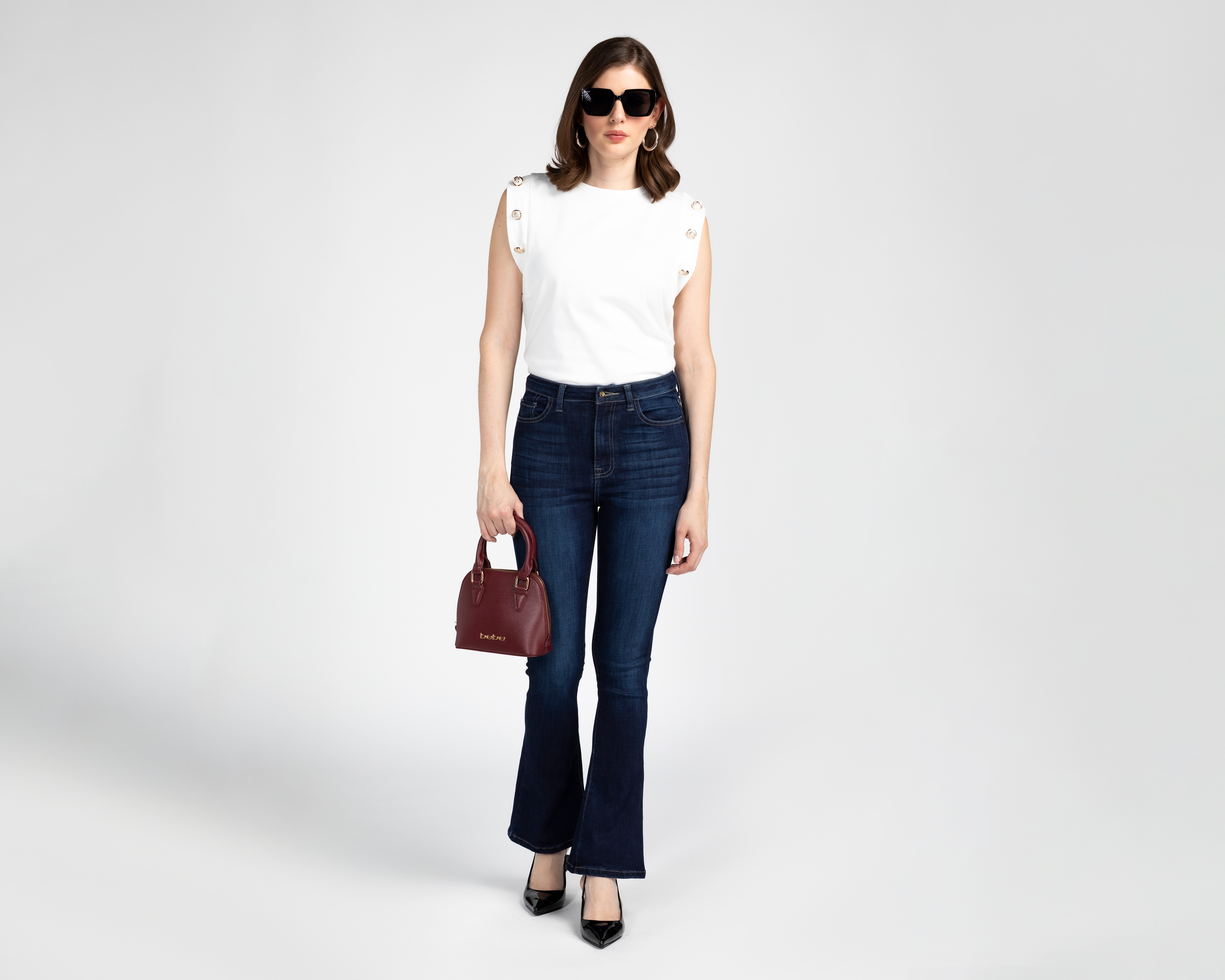 Foto 2 | Foto 2 | Jeans Flare Jennifer Lopez para Mujer