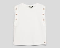 Blusa Jennifer Lopez Blanca para Mujer