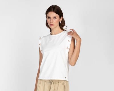 Foto 2 | Foto 2 | Blusa Jennifer Lopez Blanca para Mujer