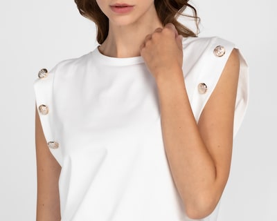 Foto 5 | Foto 5 | Blusa Jennifer Lopez Blanca para Mujer