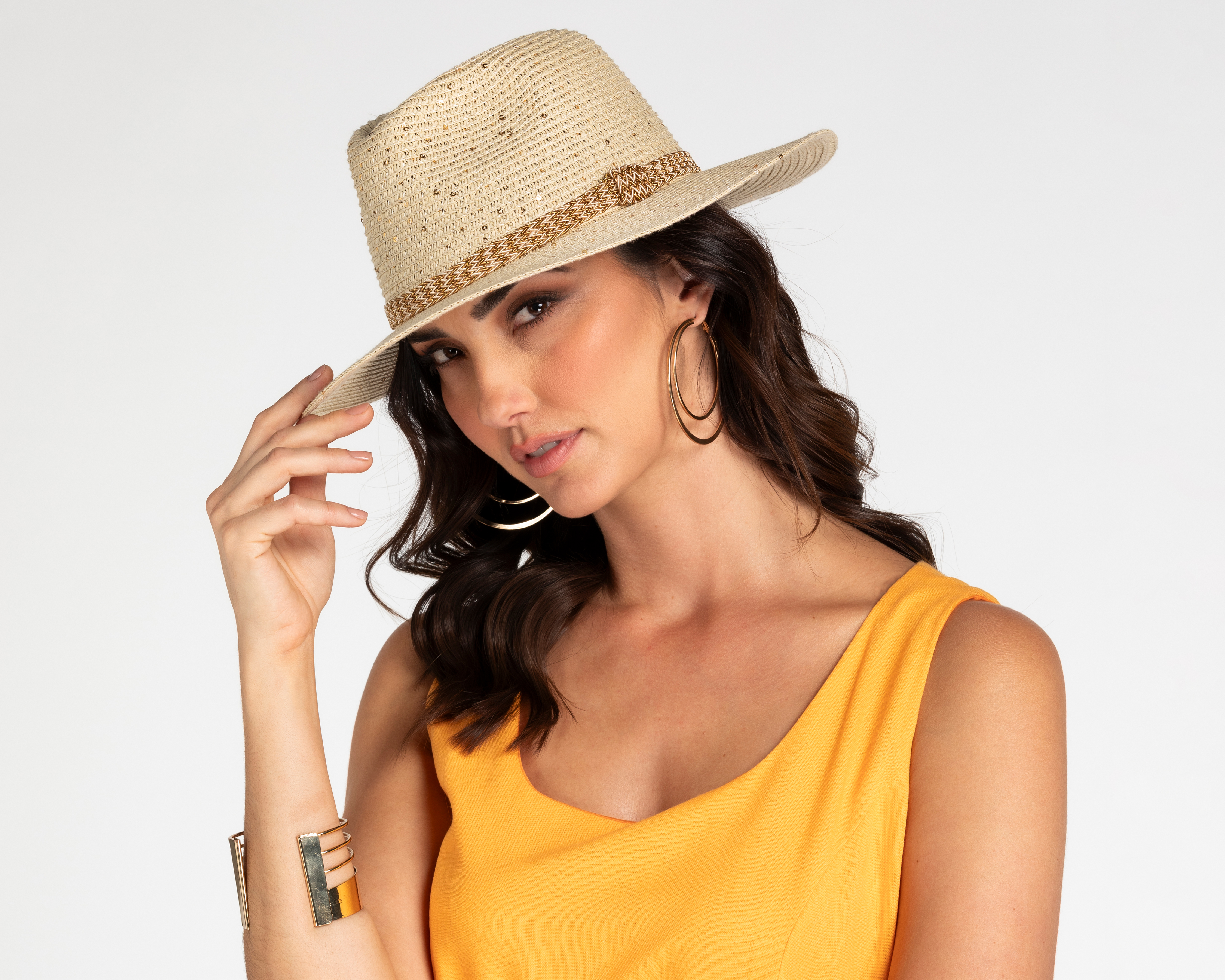 Foto 4 | Foto 4 | Sombrero de Playa Lady Sun de Paja