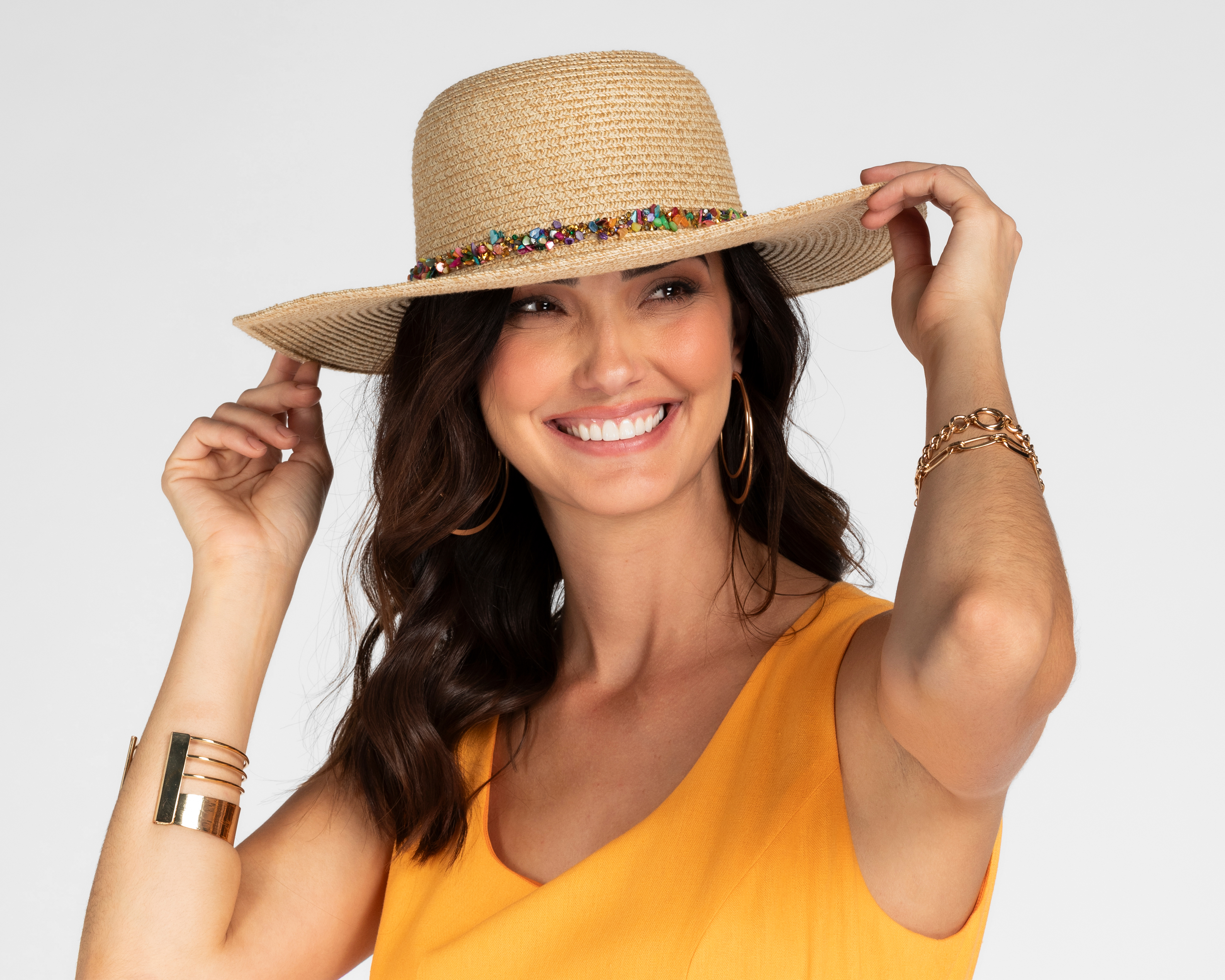 Foto 4 | Foto 4 | Sombrero de Playa Lady Sun de Paja