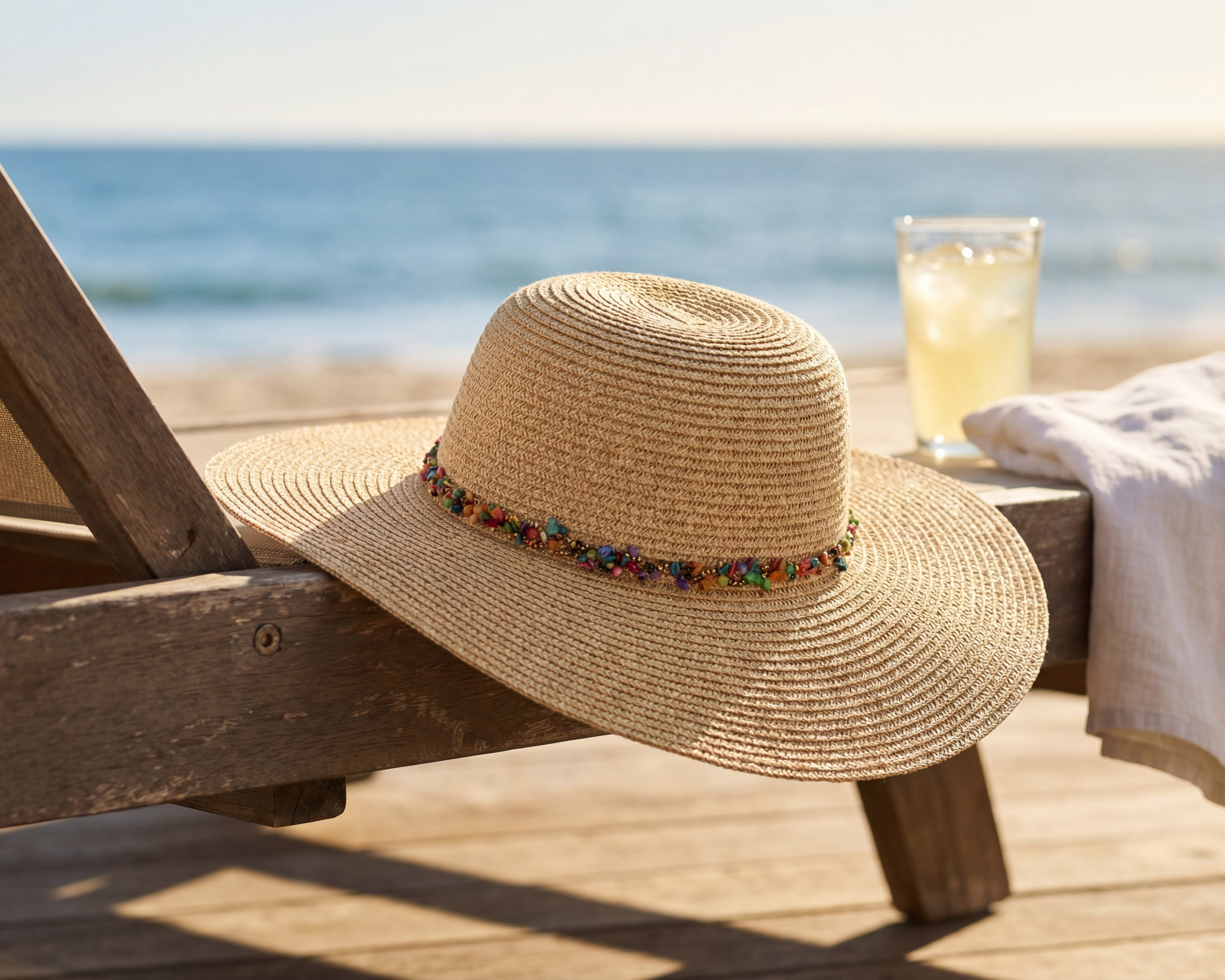 Foto 5 | Foto 5 | Sombrero de Playa Lady Sun de Paja