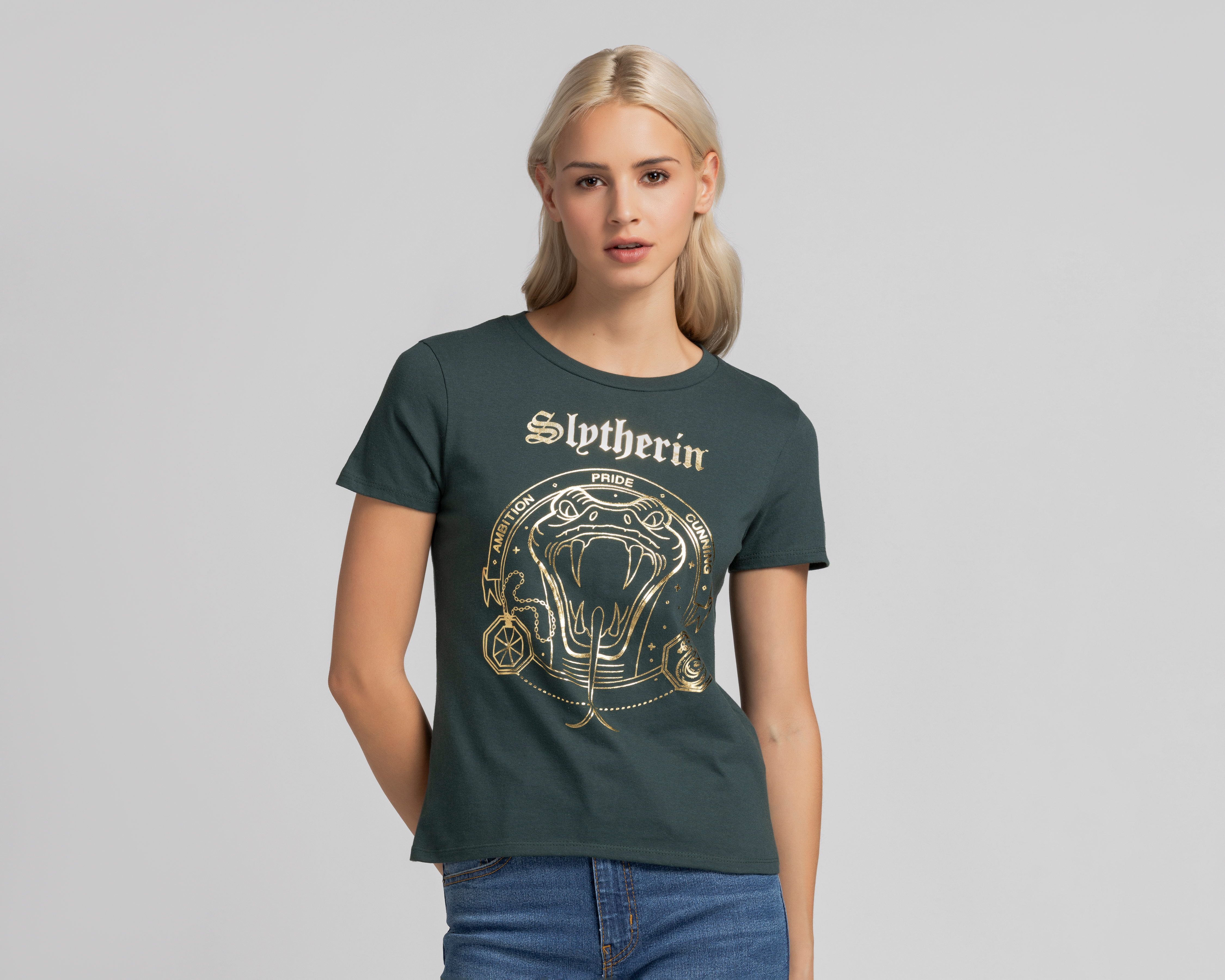 Foto 2 pulgar | Foto 1 | Playera Harry Potter Manga Corta Juvenil