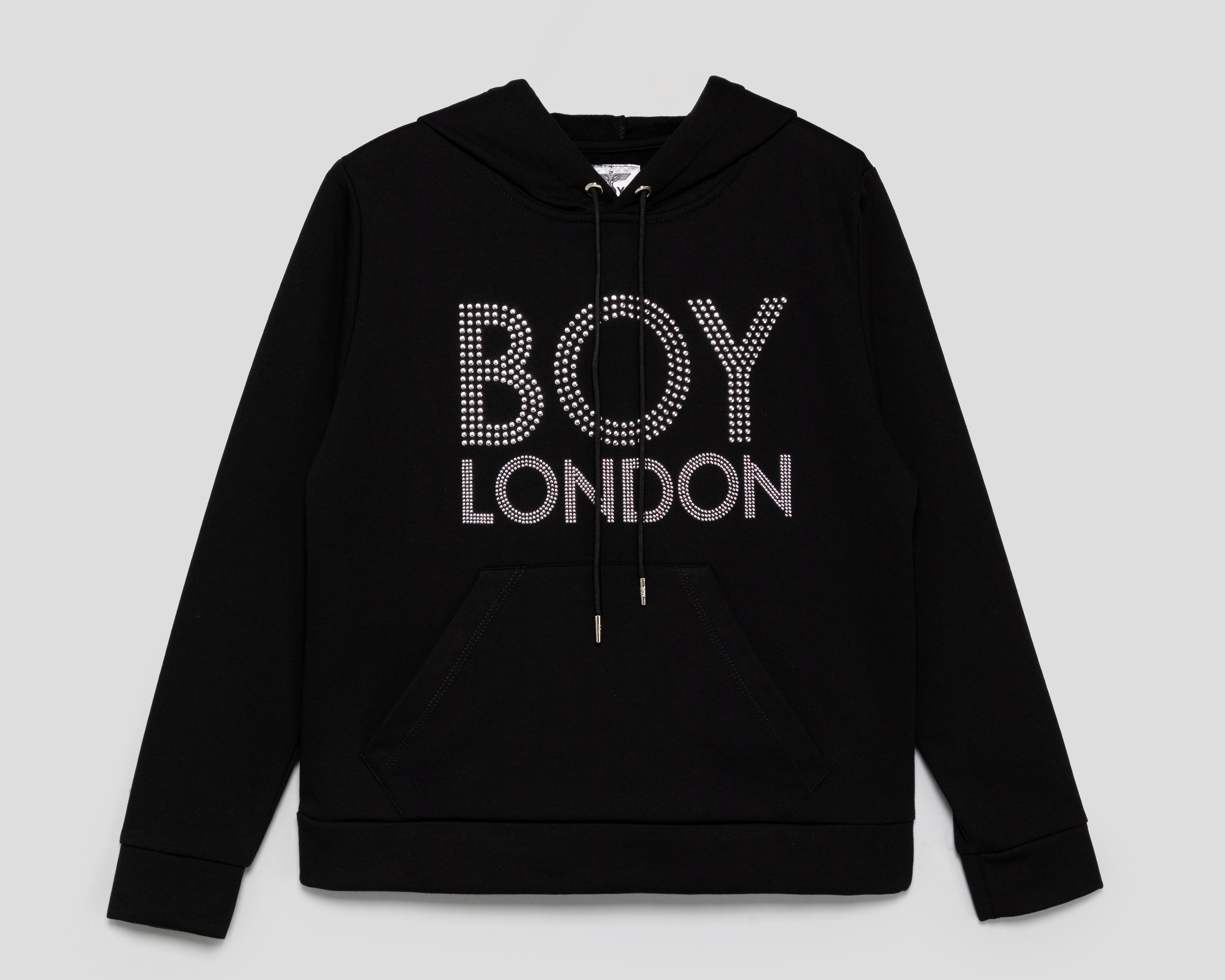 Sudadera de Algodón Negra Boy London para Mujer