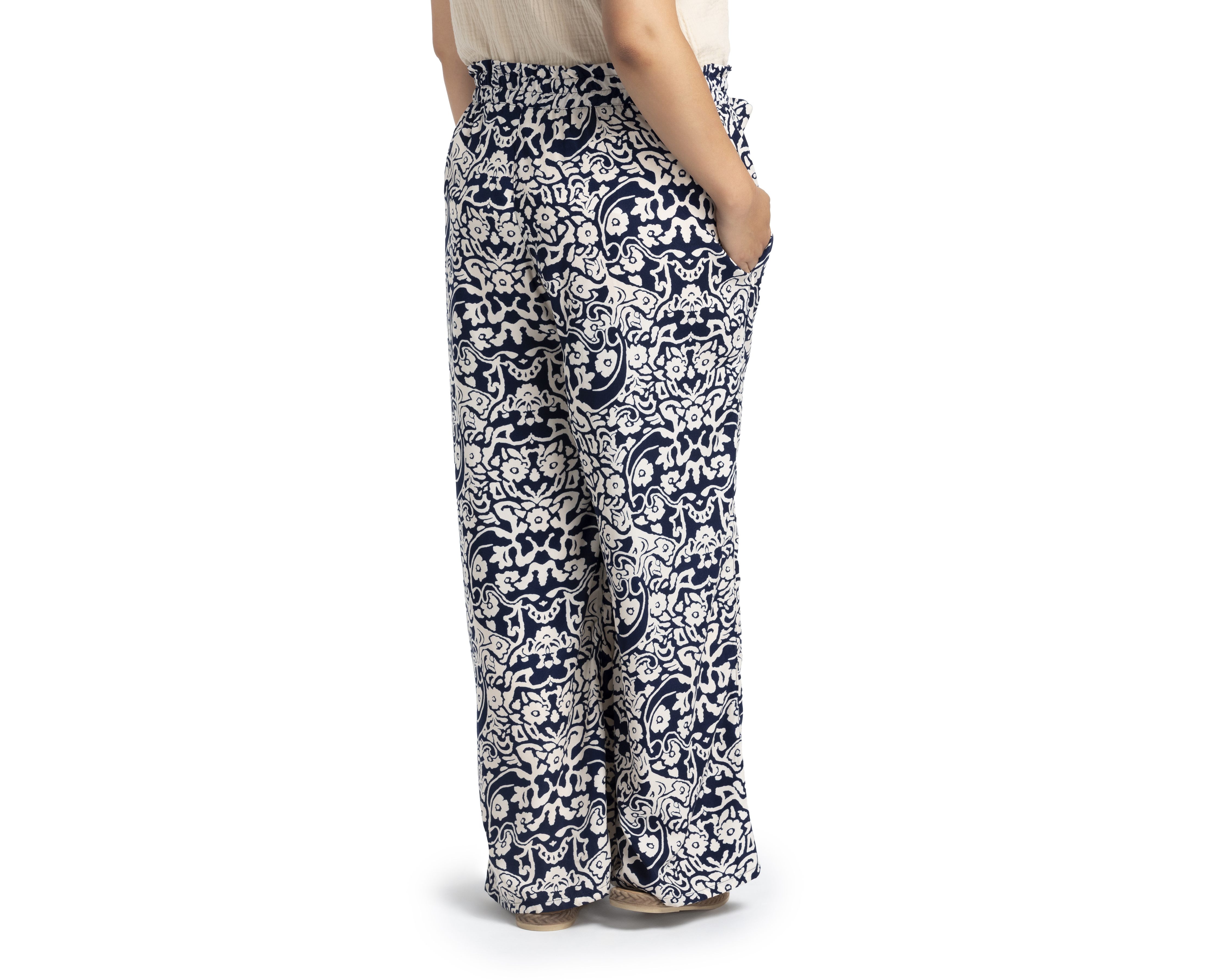 Foto 4 pulgar | Foto 3 | Pantalón Ancho Lady Sun Estampado para Mujer