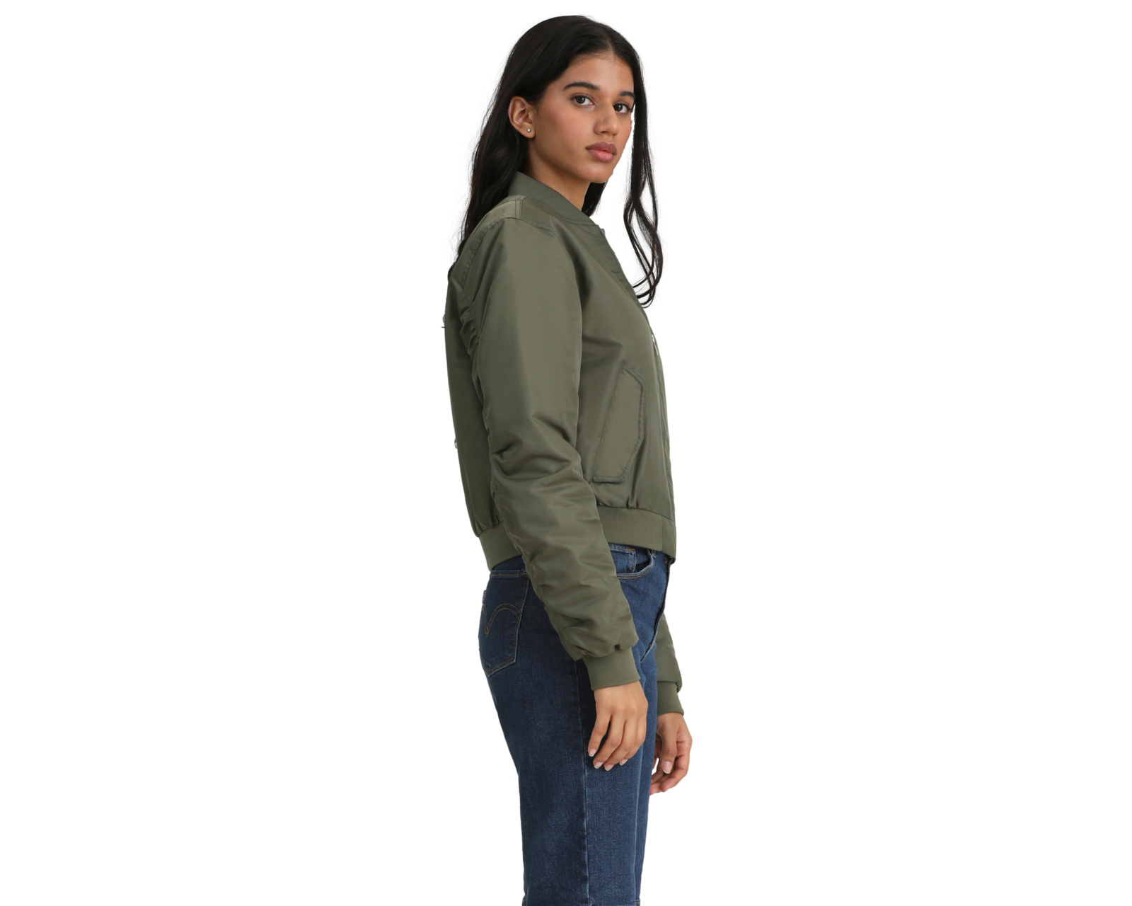 Foto 5 | Foto 5 | Chamarra Verde Levi's para Mujer