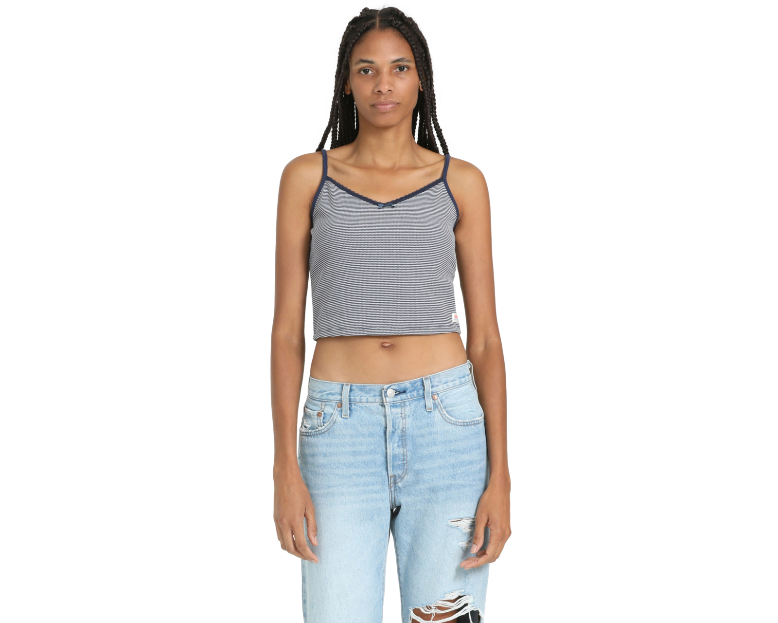 Foto 2 pulgar | Foto 1 | Playera Levi's sin Mangas para Mujer