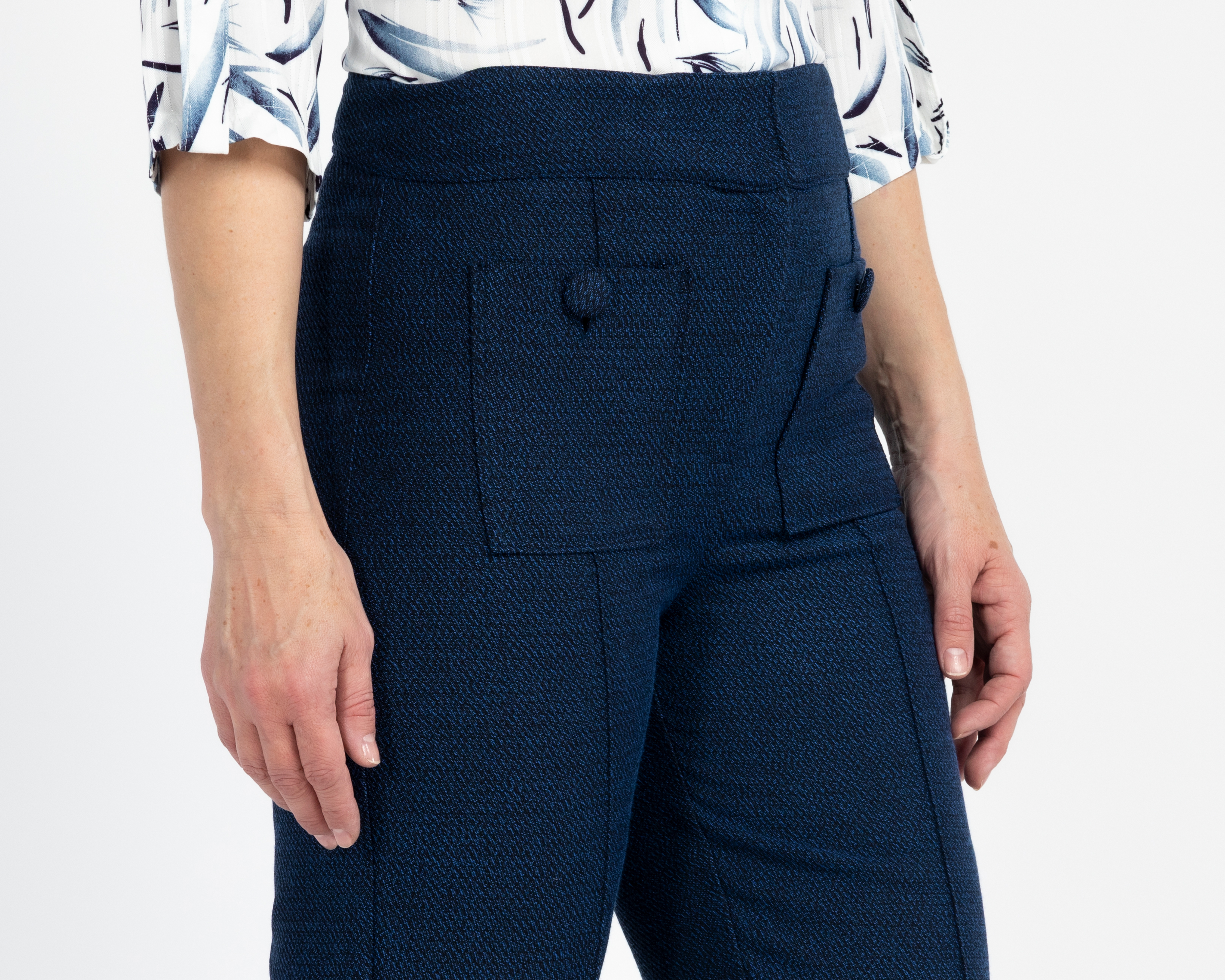 Foto 4 | Foto 4 | Pantalon de Vestir Alexis Azul Marino para Mujer