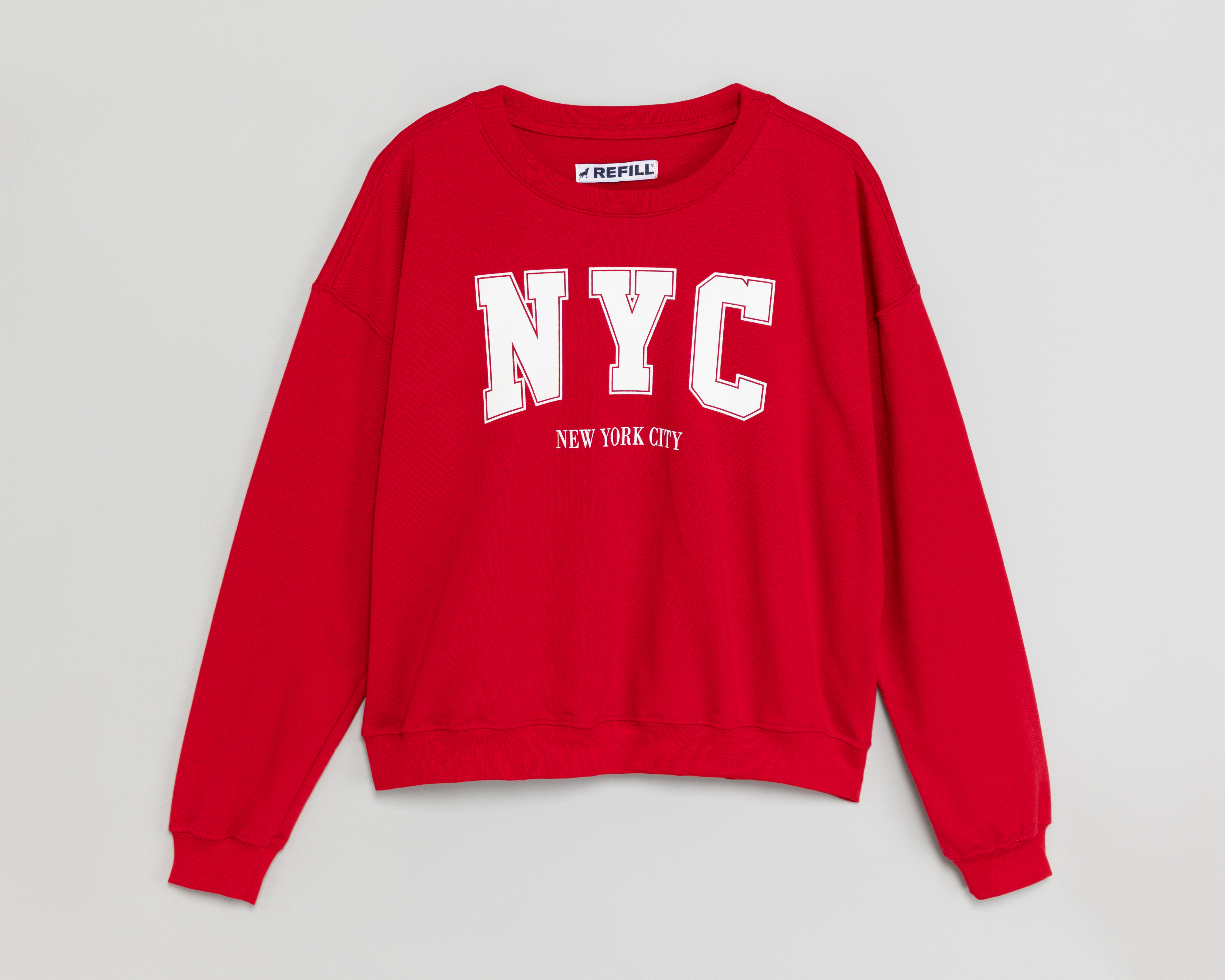 Sudadera Roja Refill para Mujer